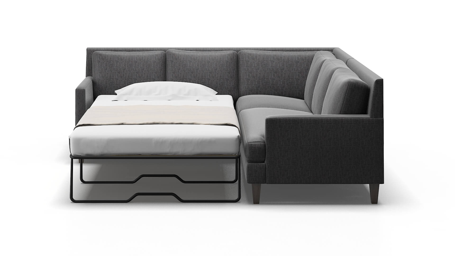 Marseille Marcy Baltic Sectional Sleeper Espresso legs 1