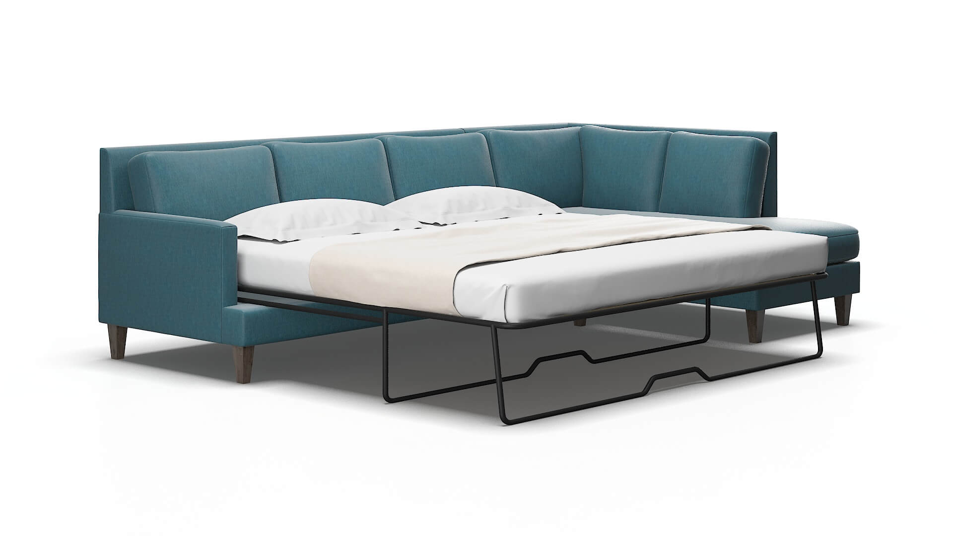Marseille Naples slate Panel sleeper Espresso Legs  2