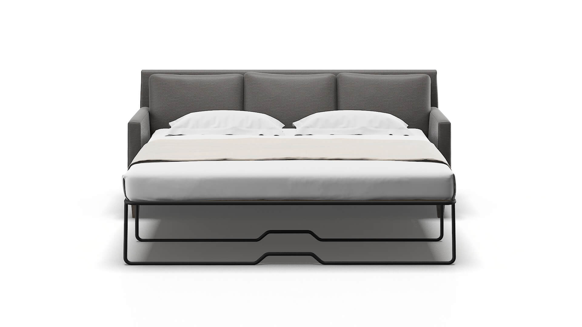 Marseille Oscar Grey Sofa Sleeper Espresso legs 1