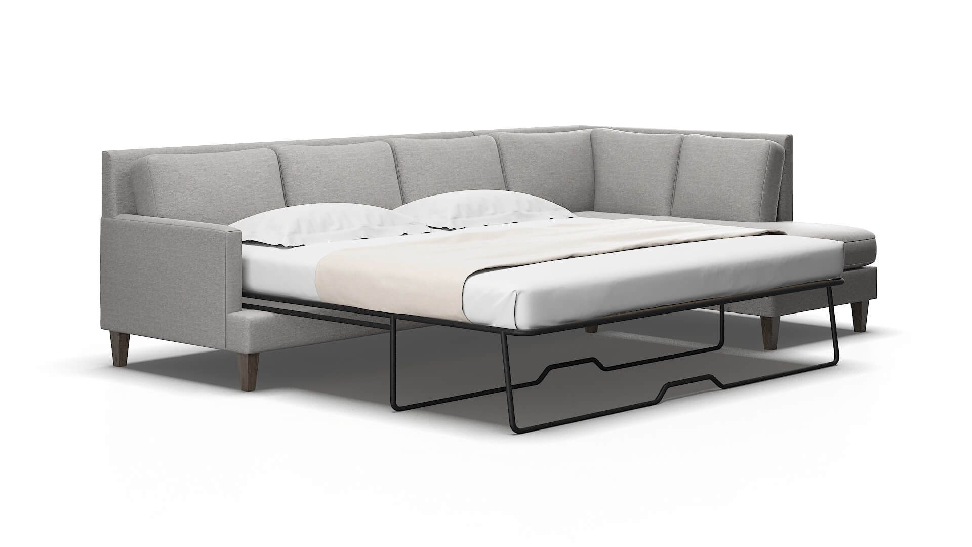 Marseille Phoenix Smoke Panel Sleeper Espresso legs 2