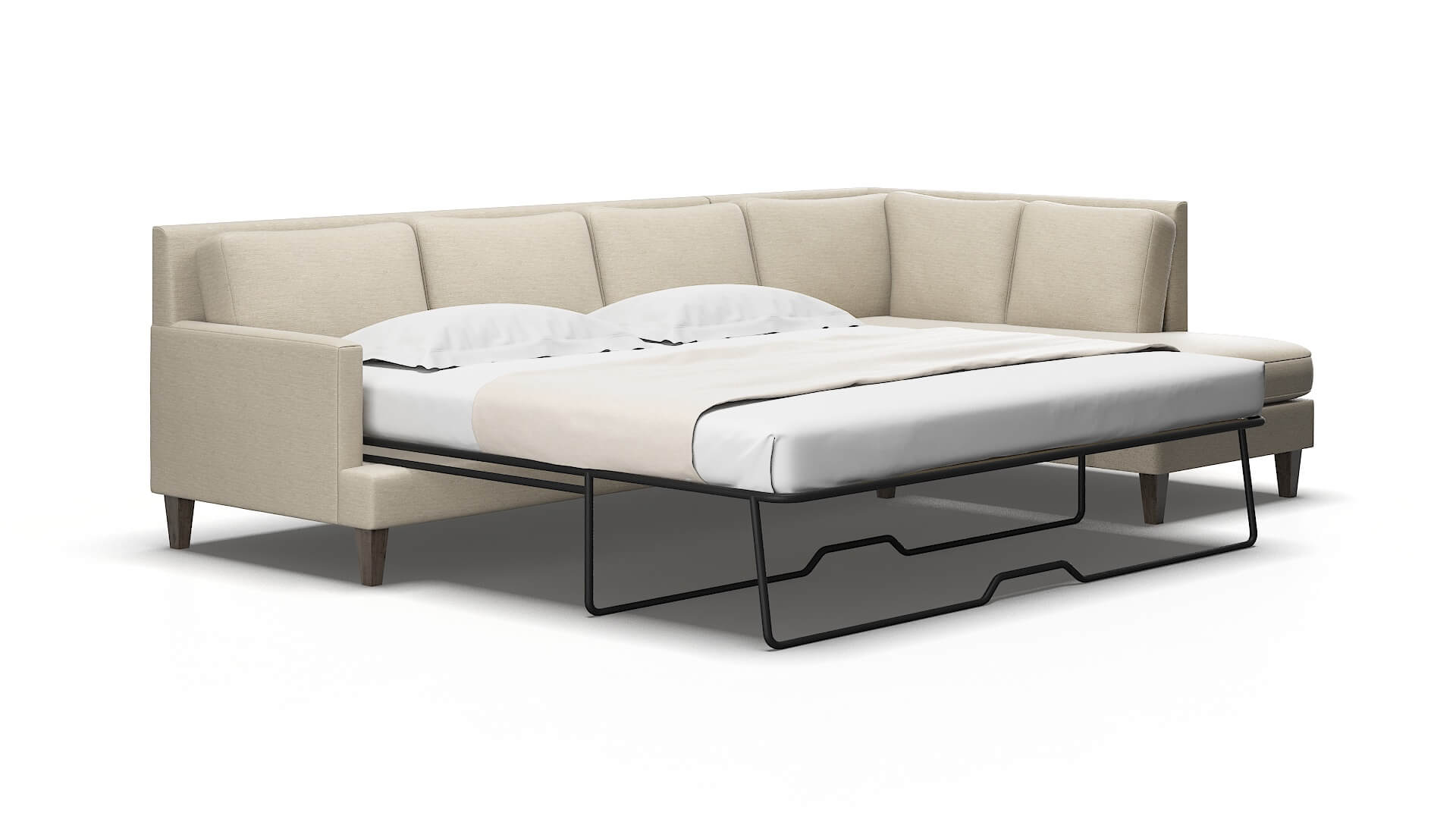Marseille Prime dusk Panel sleeper Espresso Legs  2