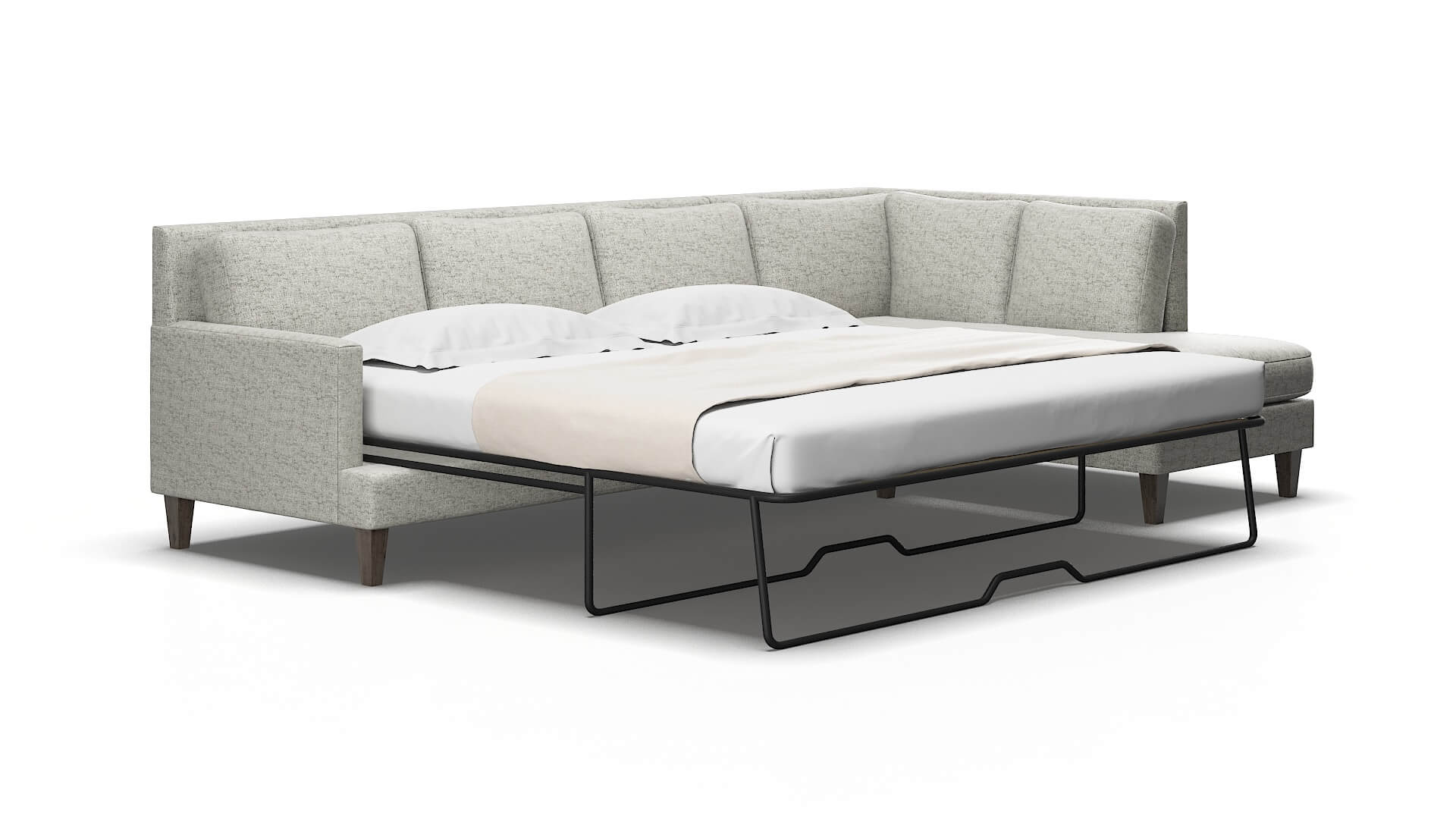 Marseille Prime gravel Panel sleeper Espresso Legs  2