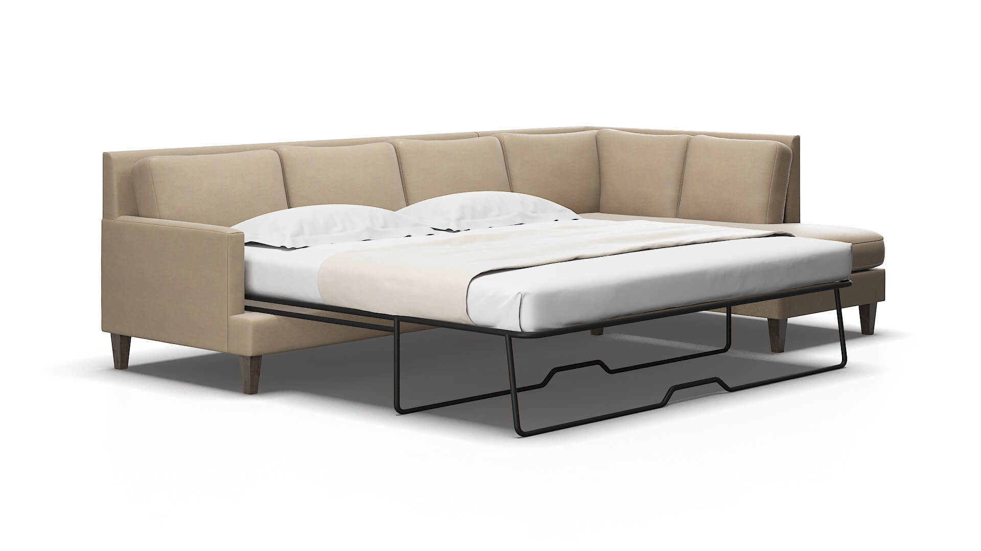 Marseille Rocket cappuccino Panel sleeper Espresso Legs  2