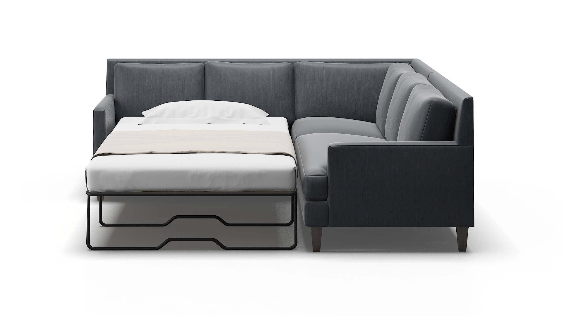 Marseille Rocket Eclipse Sectional Sleeper Espresso legs 1