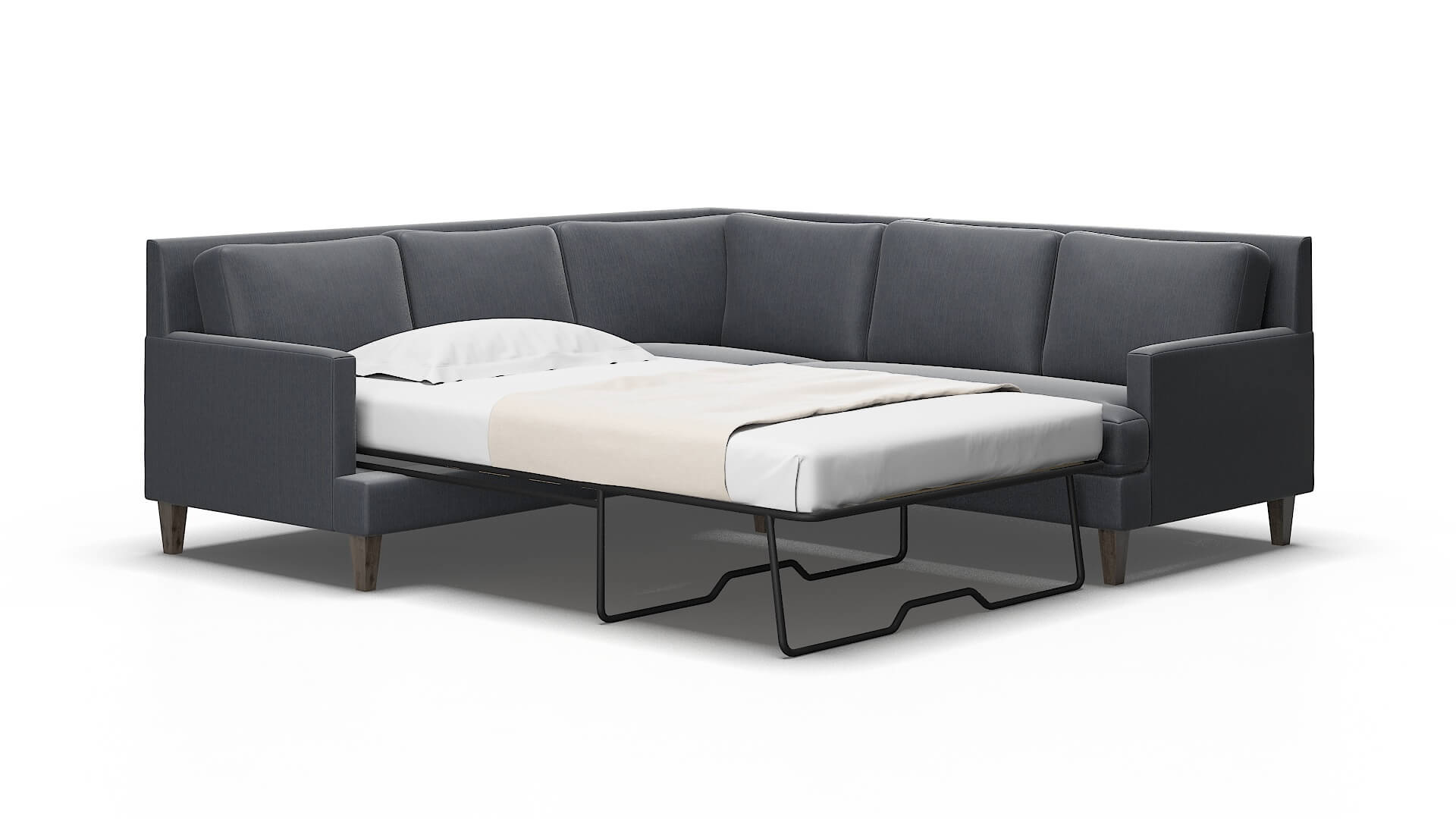 Marseille Rocket Eclipse Sectional Sleeper Espresso legs 2