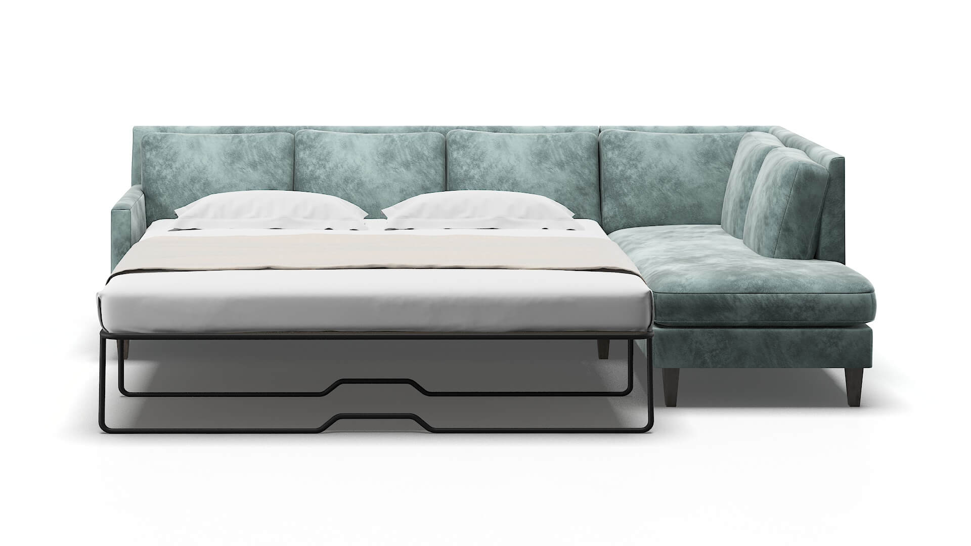 Marseille Royale Cloud Panel Sleeper Espresso legs 1