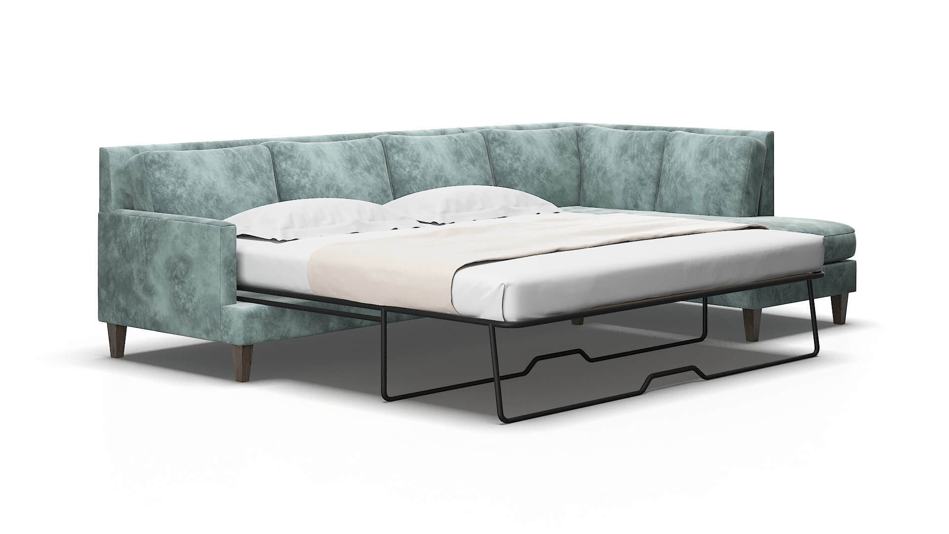 Marseille Royale cloud Panel sleeper Espresso Legs  2