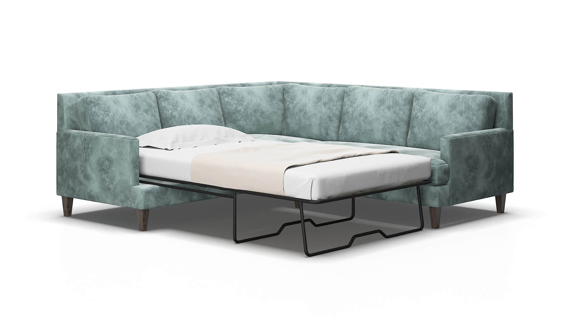 Marseille Royale cloud Sectional sleeper Espresso Legs  2