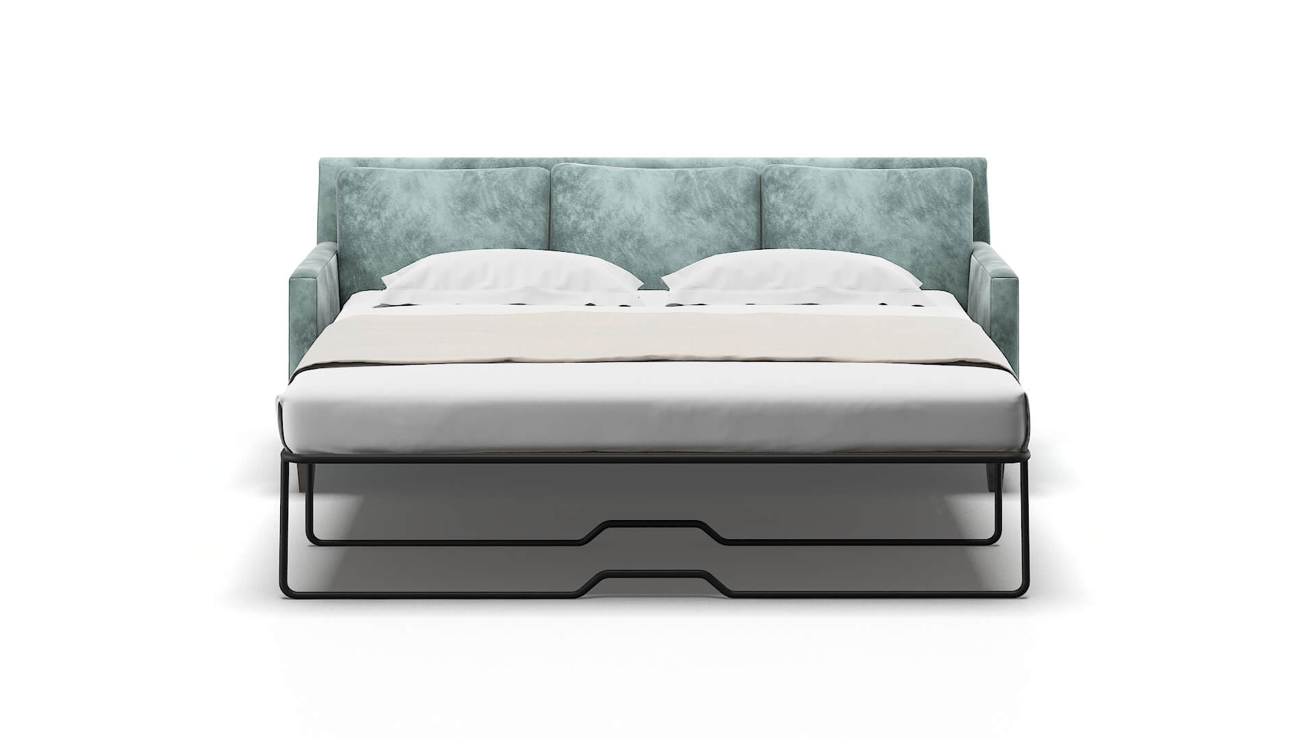 Marseille Royale Cloud Sofa Sleeper Espresso legs 1