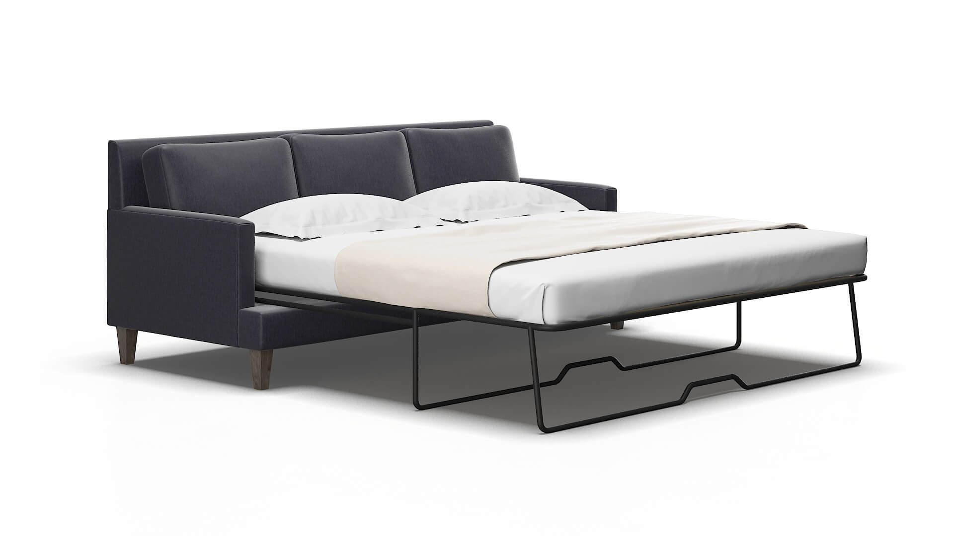 Marseille Sasha navy Sofa sleeper Espresso Legs  2