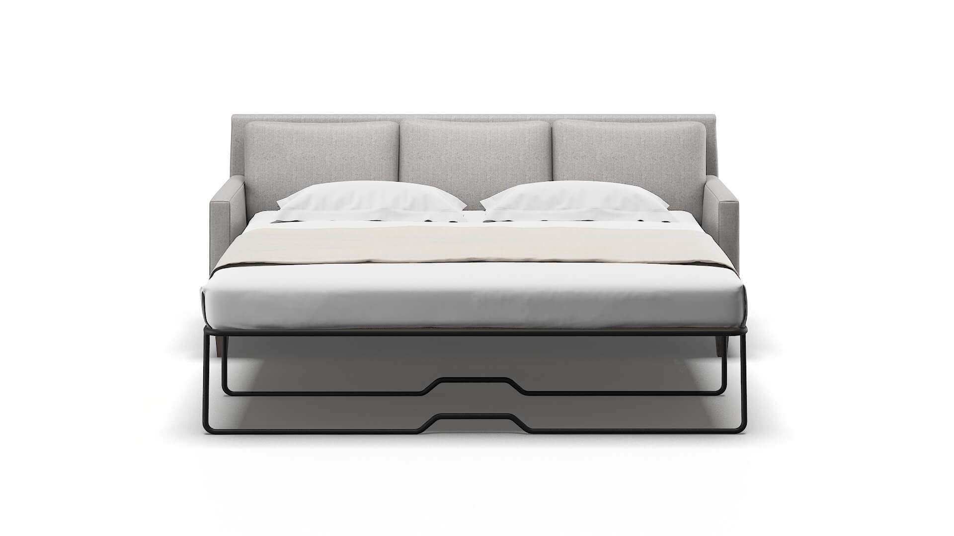 Marseille Sasha Silver Sofa Sleeper Espresso legs 1
