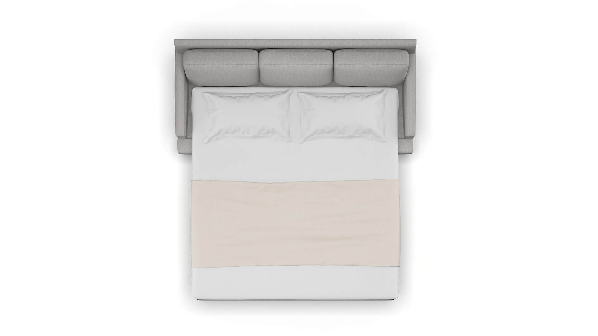 Marseille Sasha Silver Sofa Sleeper Espresso legs 3