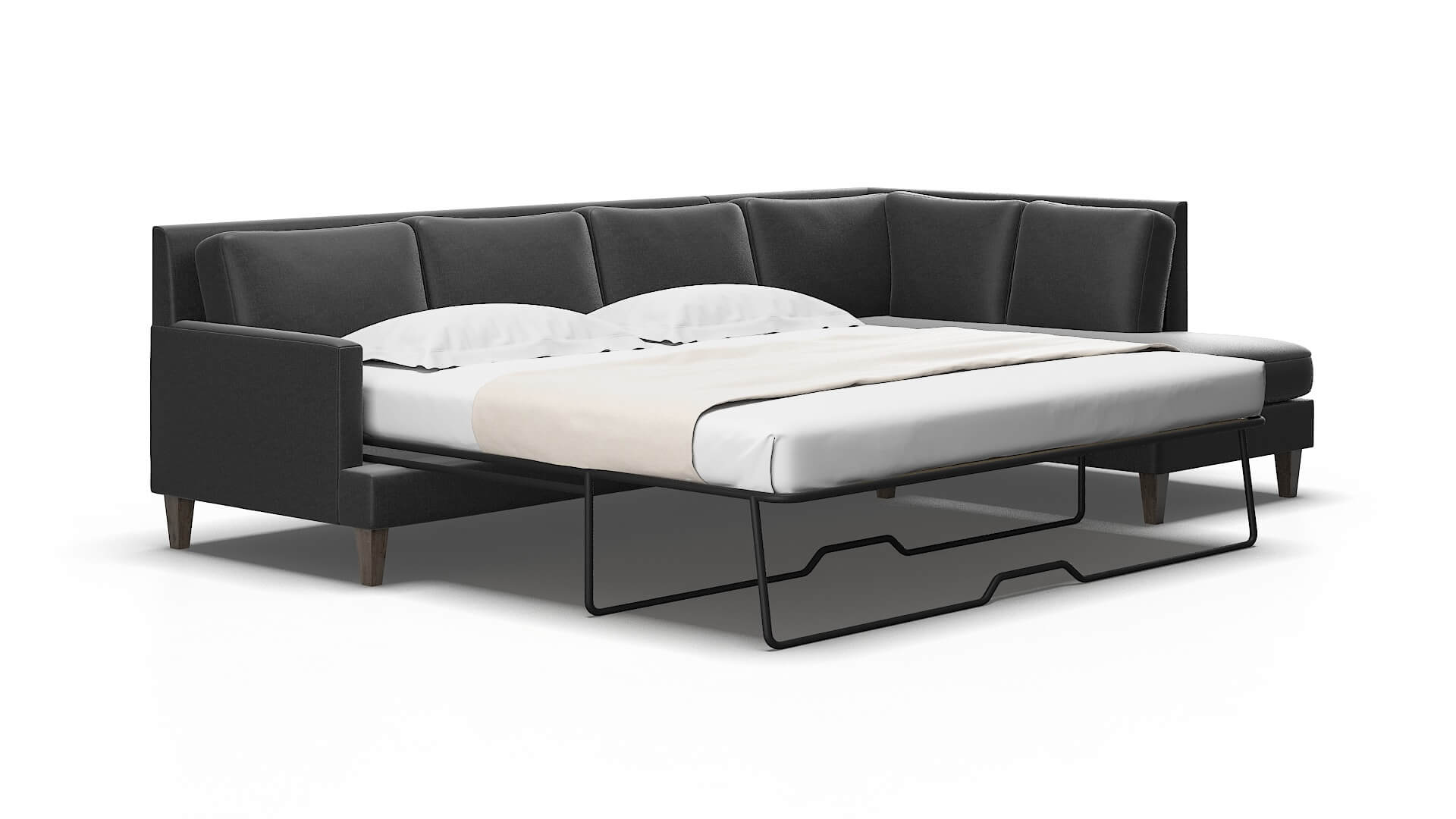 Marseille Sosoftness 54 Panel sleeper Espresso Legs  2