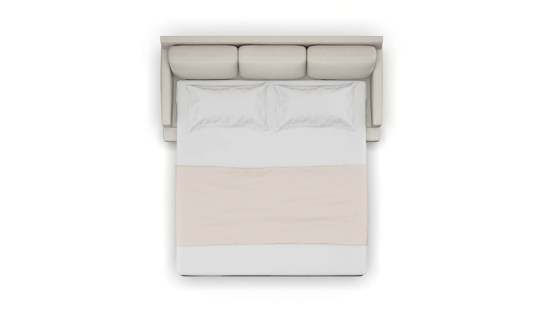 Marseille Terrain Natural Sofa Sleeper Espresso legs 3