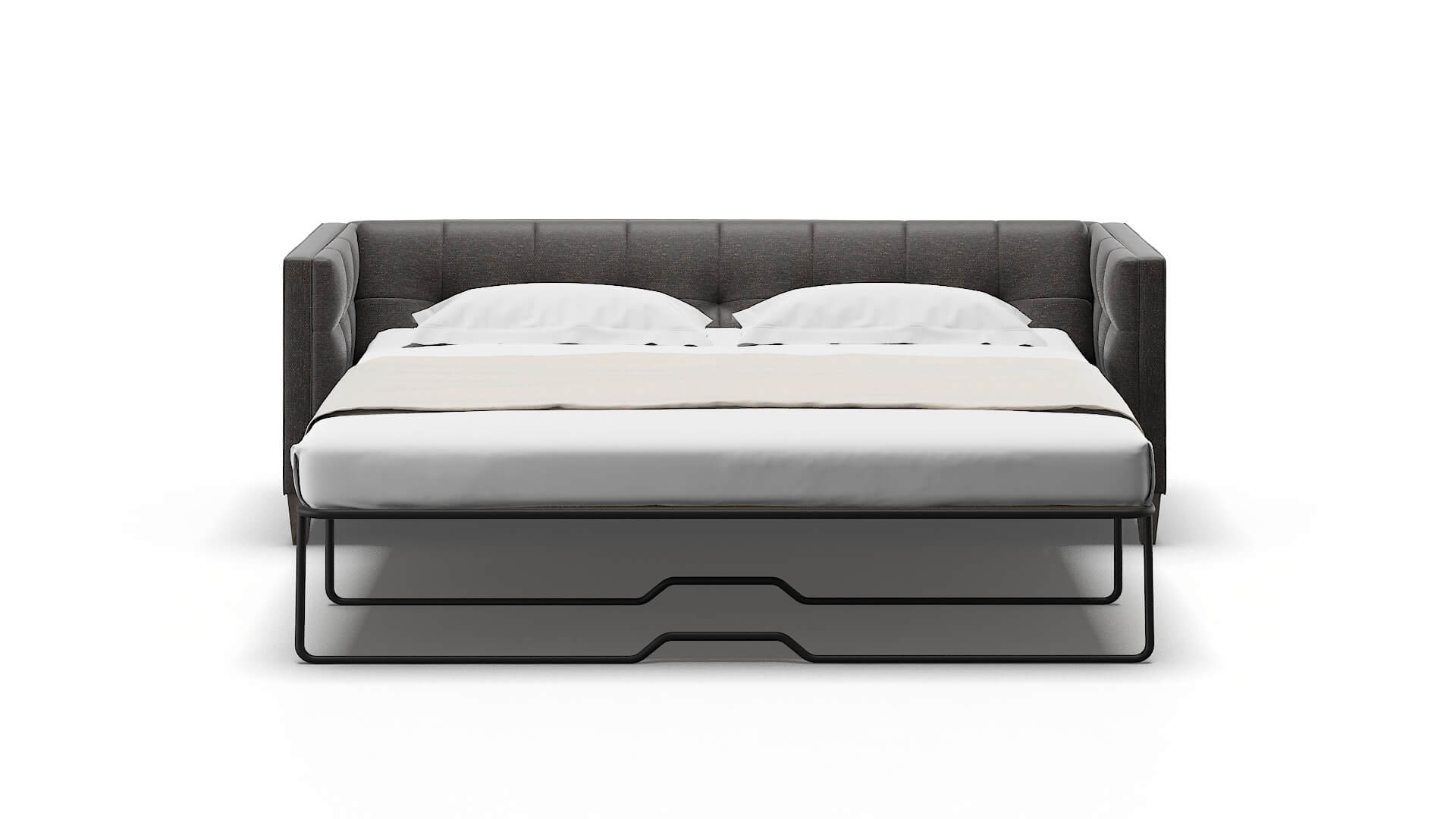 Messina Avenger Denim Sofa Sleeper Espresso legs 1