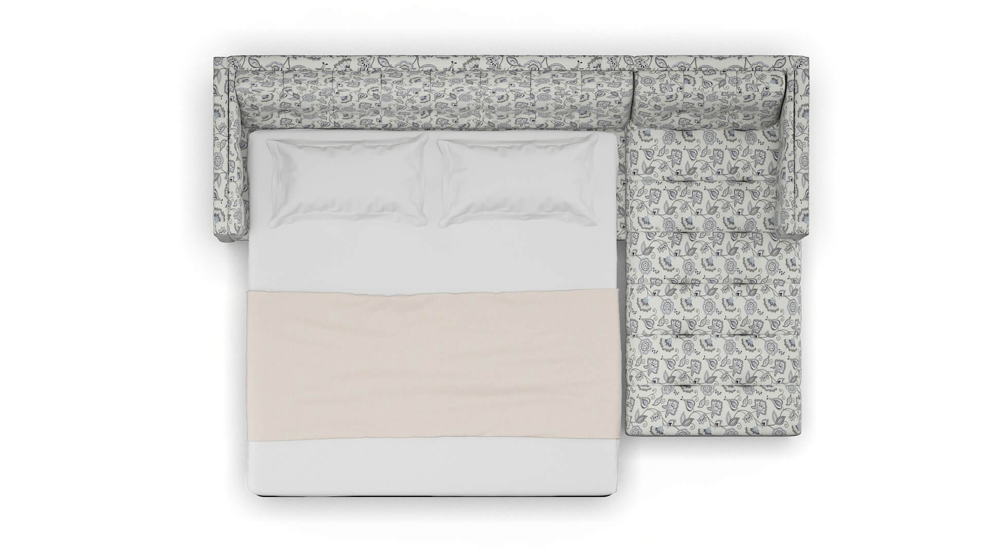 Messina Avignon Sky Panel Sleeper Espresso legs 3