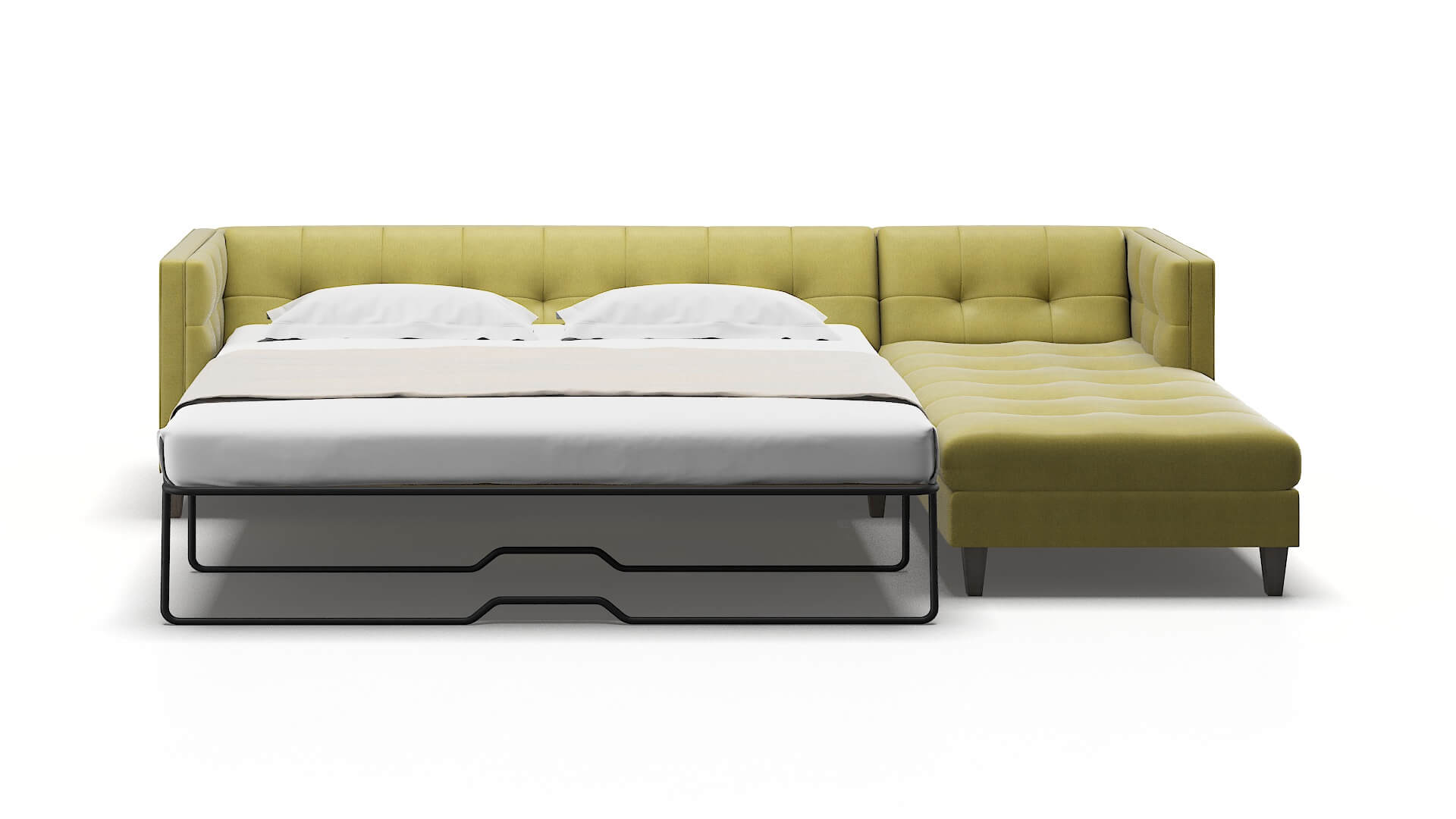Messina Bella Apple Panel Sleeper Espresso legs 1
