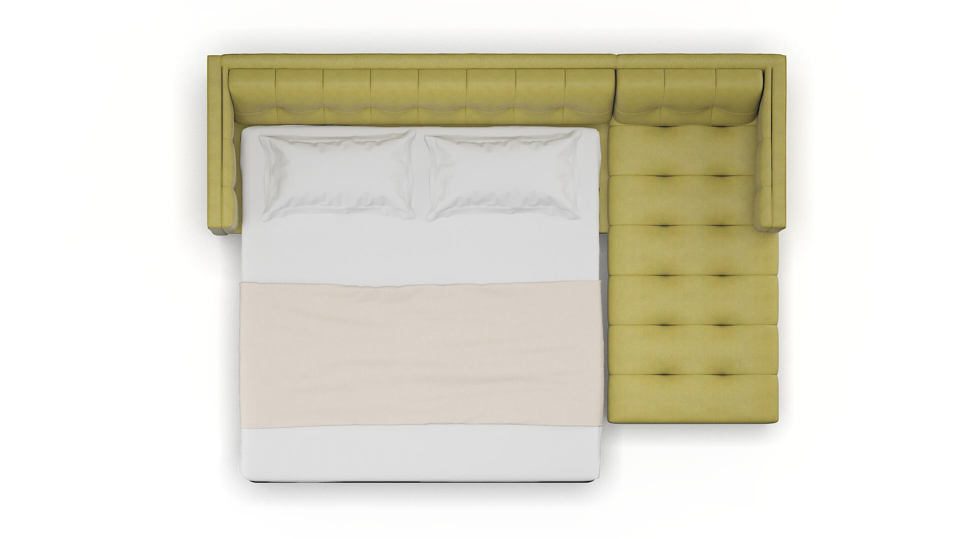 Messina Bella Apple Panel Sleeper Espresso legs 3