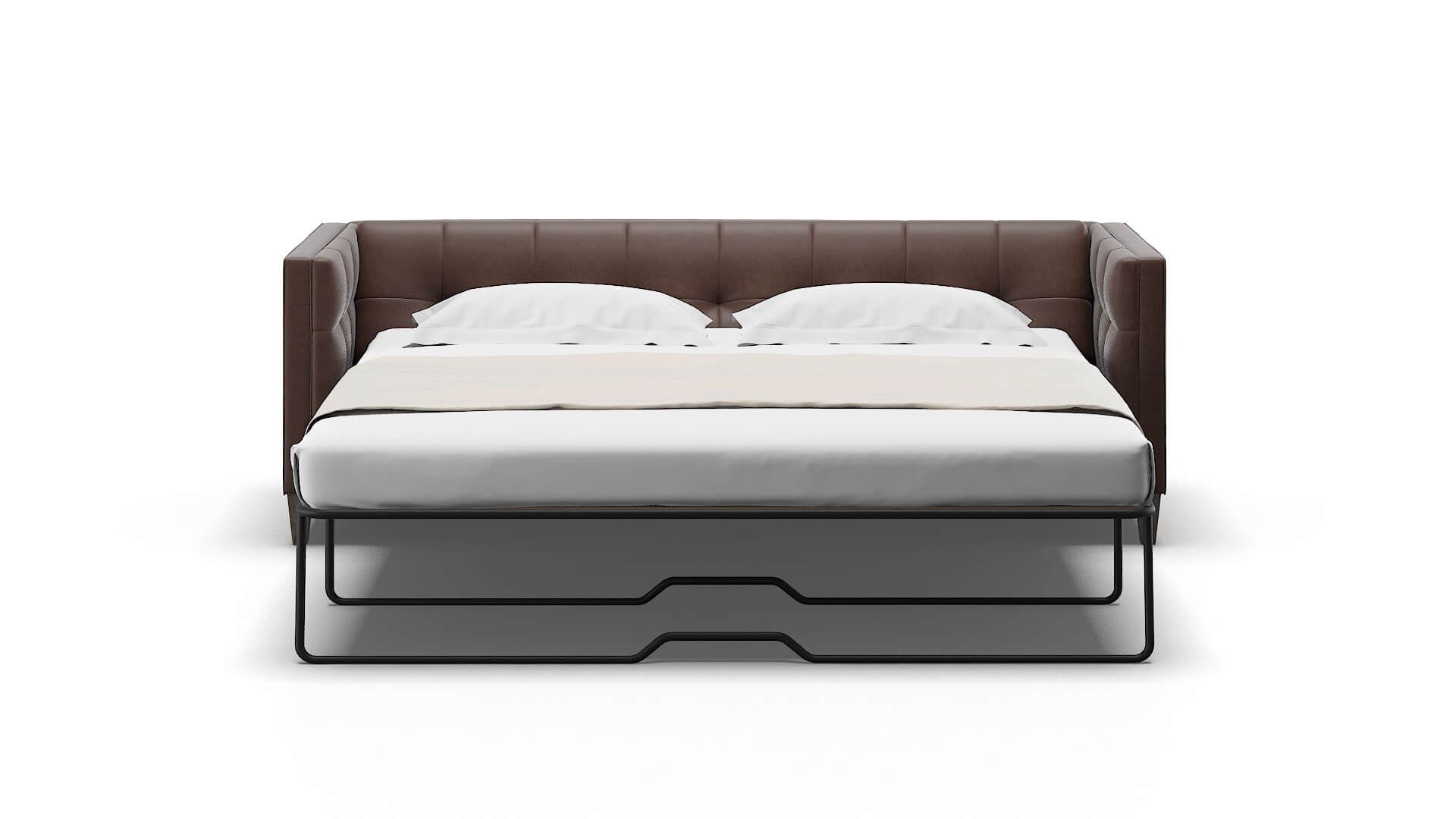 Messina Bella Espresso Sofa Sleeper Espresso legs 1