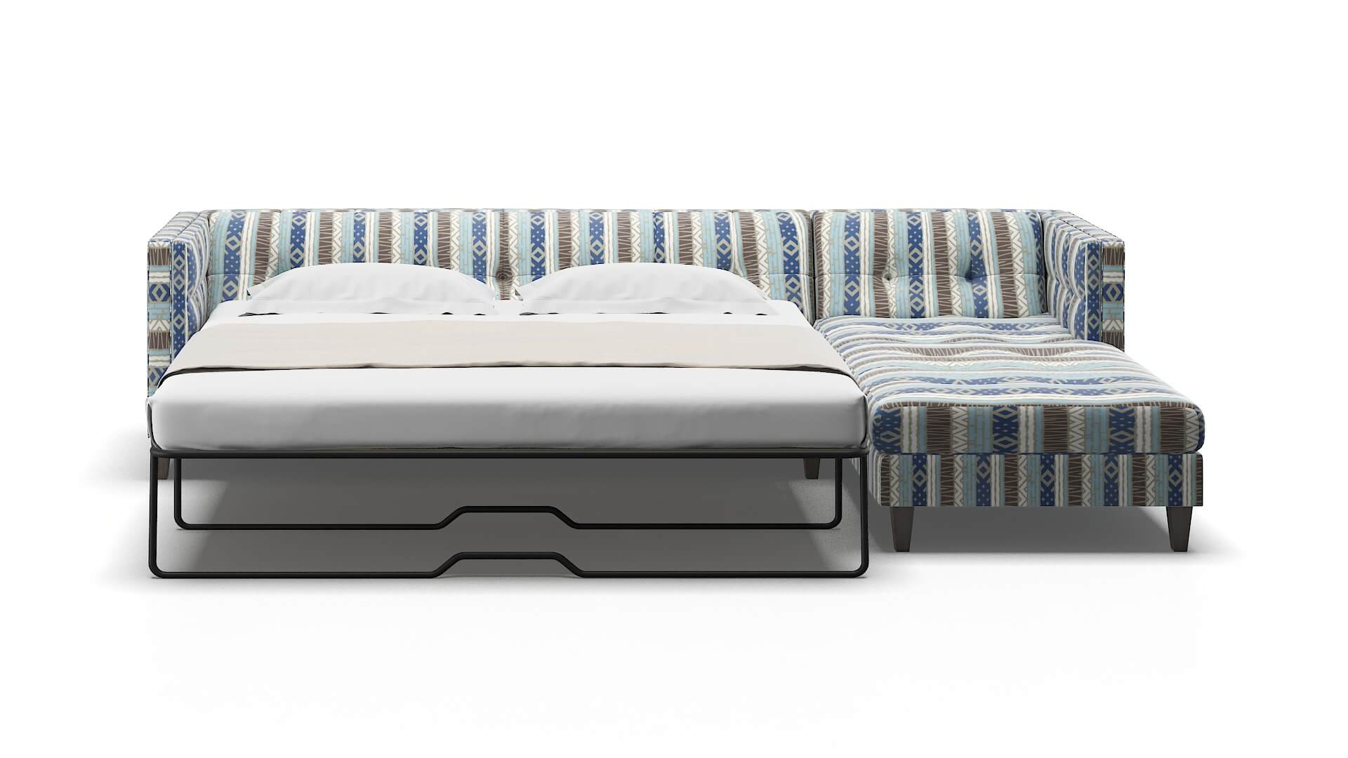 Messina Bodhi Indigo Panel Sleeper Espresso legs 1