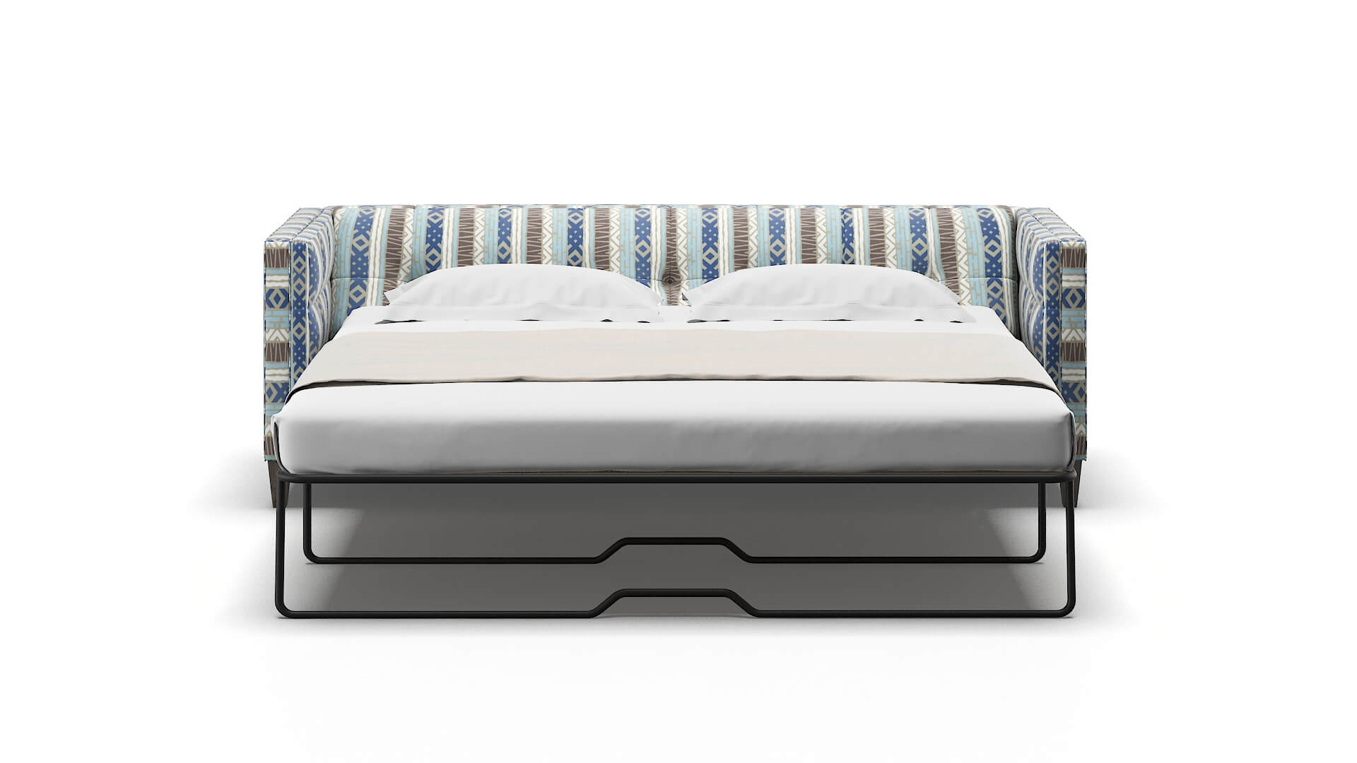 Messina Bodhi Indigo Sofa Sleeper Espresso legs 1