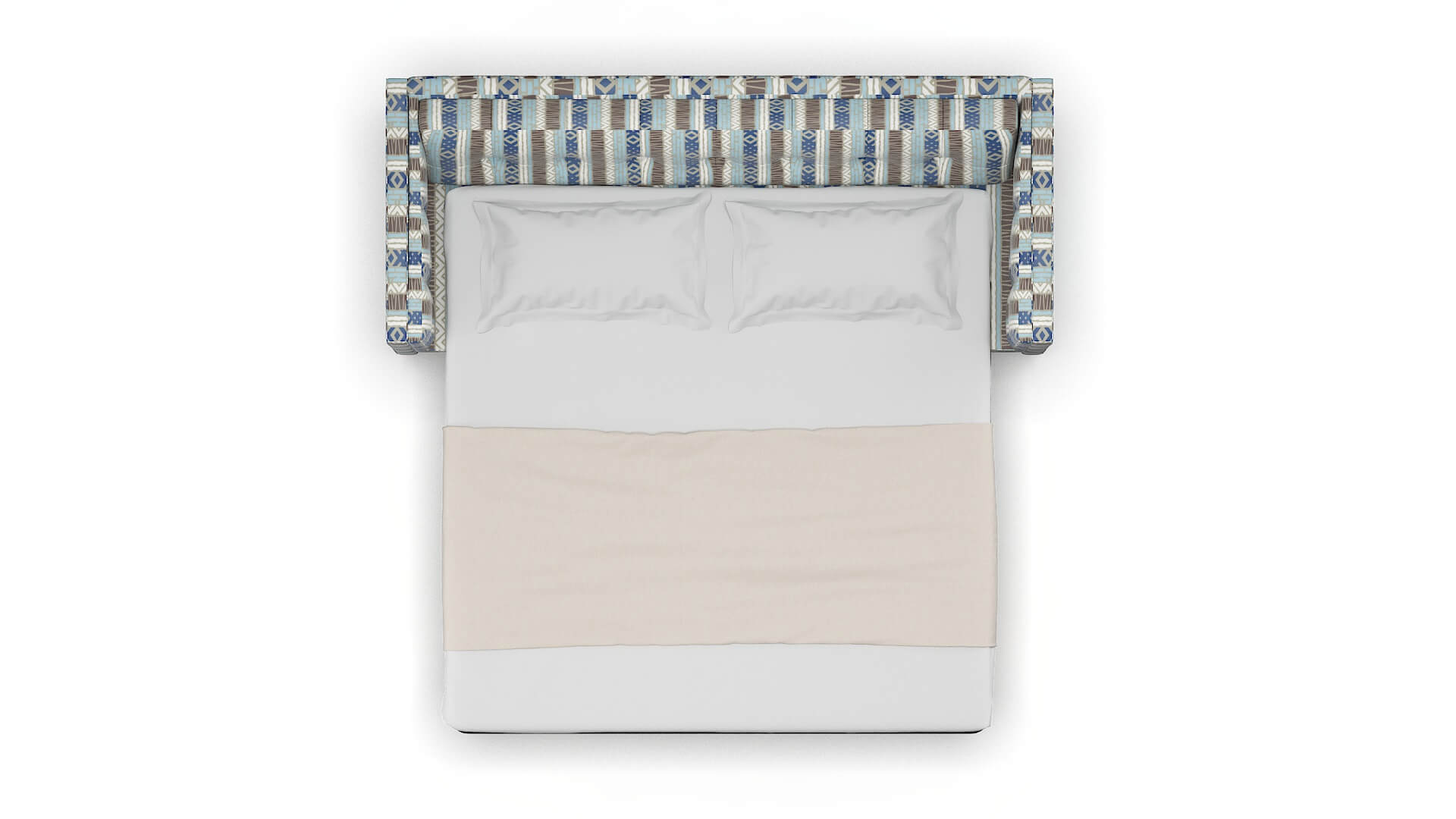 Messina Bodhi Indigo Sofa Sleeper Espresso legs 3