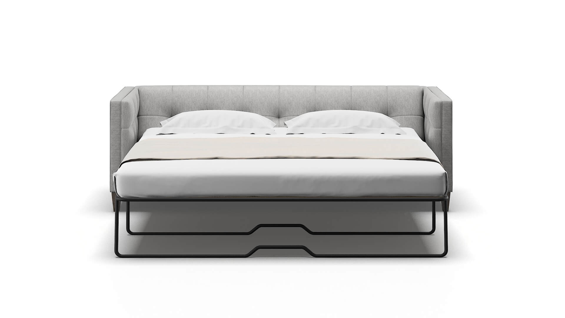 Messina Bungalow Graphite Sofa Sleeper Espresso legs 1