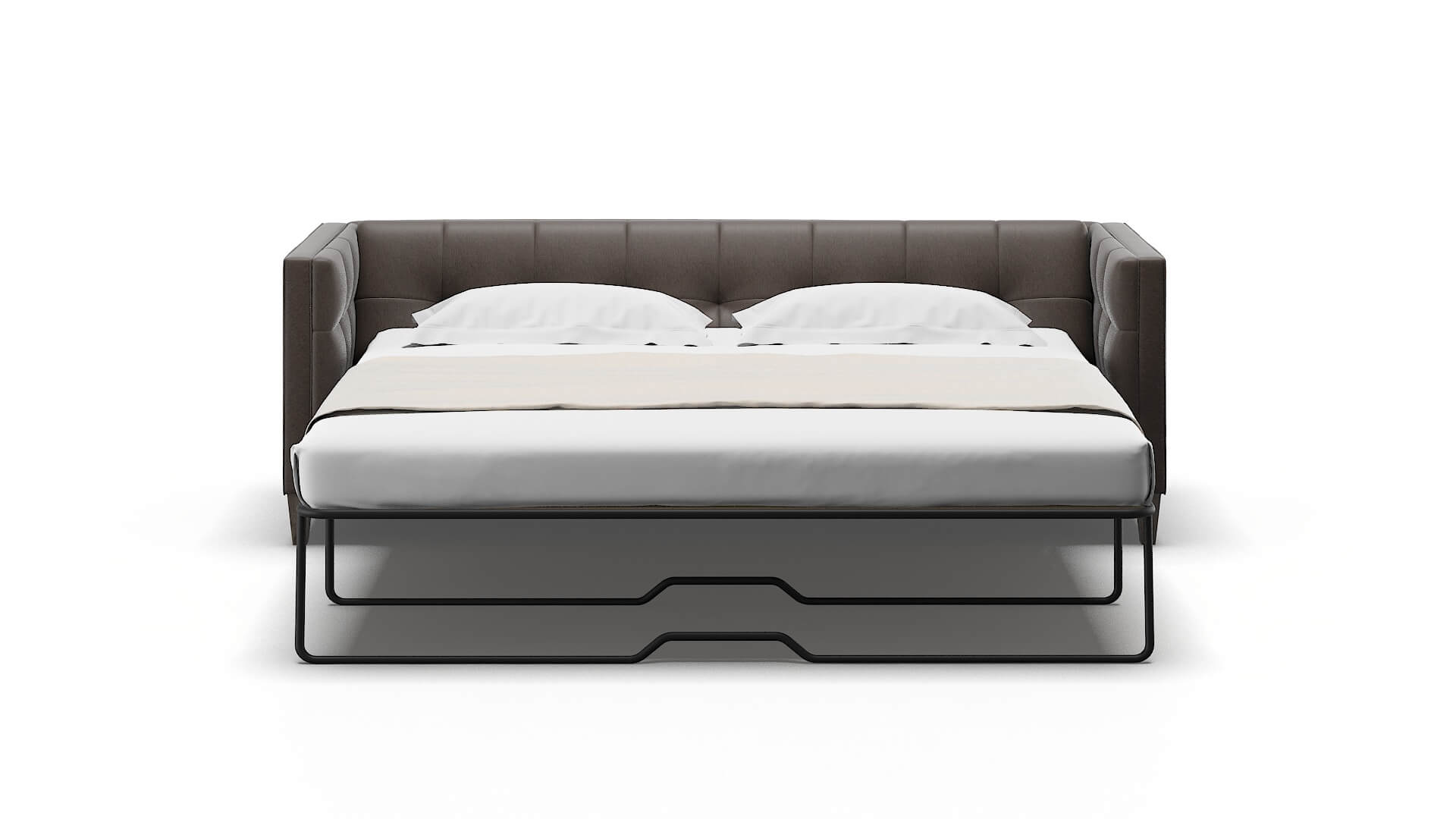 Messina Cosmo Chocolate Sofa Sleeper Espresso legs 1