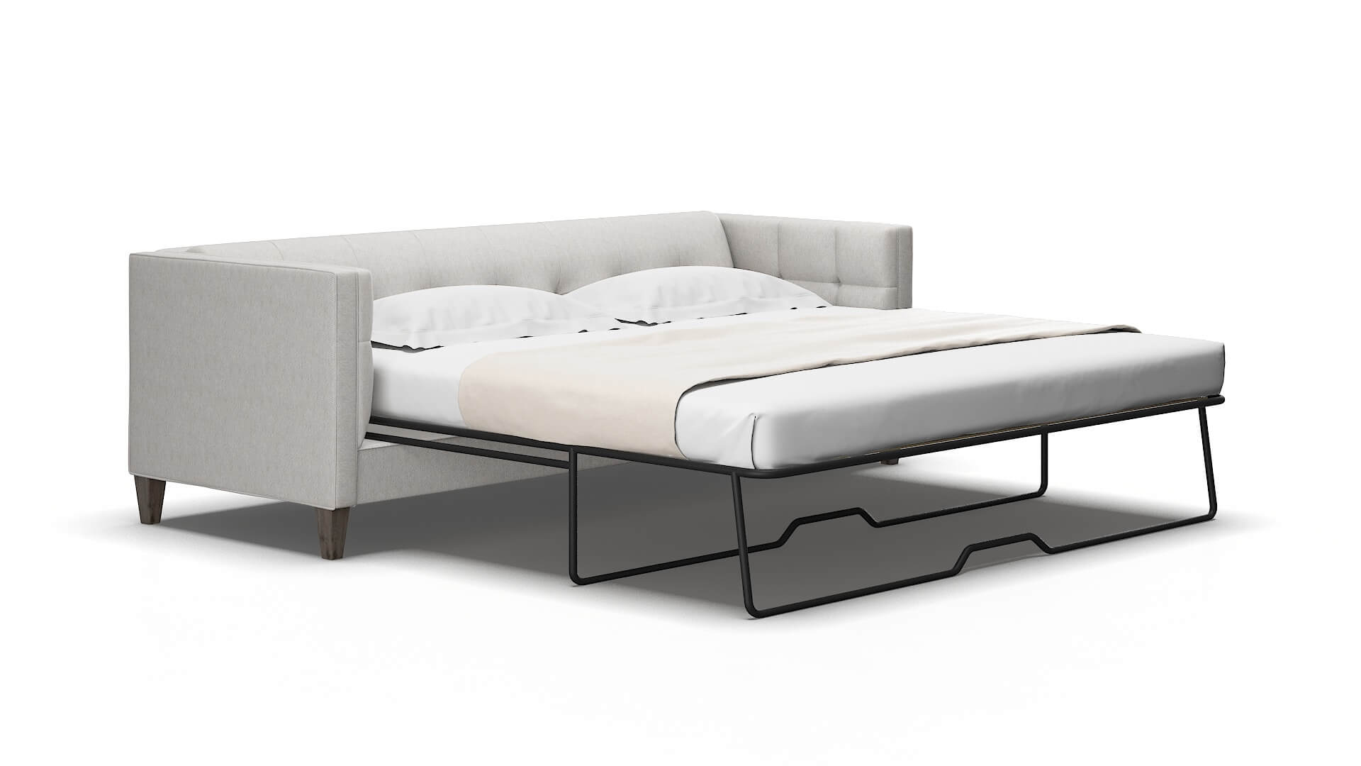 Messina Cosmo silver Sofa sleeper Espresso Legs  2