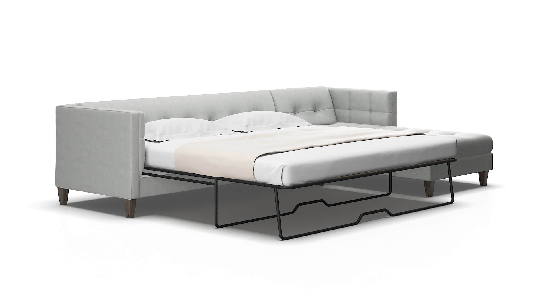 Messina Dawson platinum Panel sleeper Espresso Legs  2