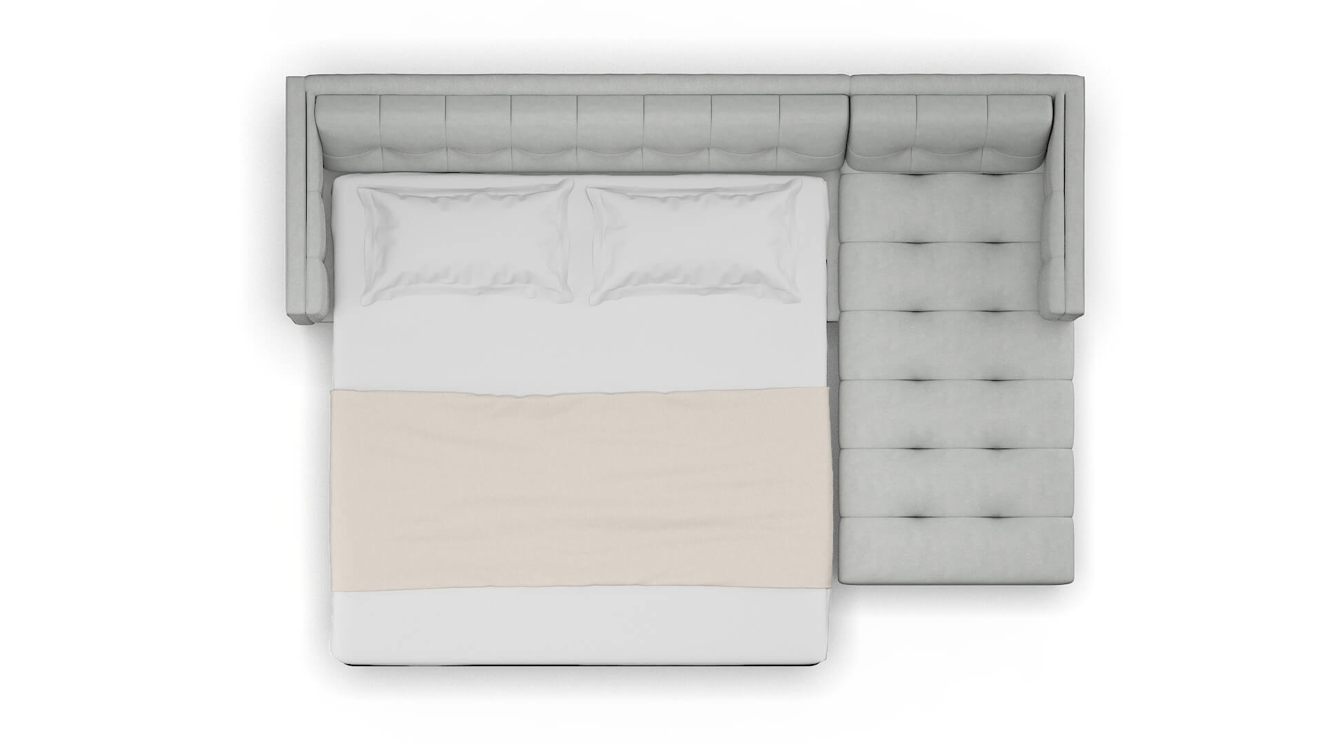 Messina Dawson Platinum Panel Sleeper Espresso legs 3