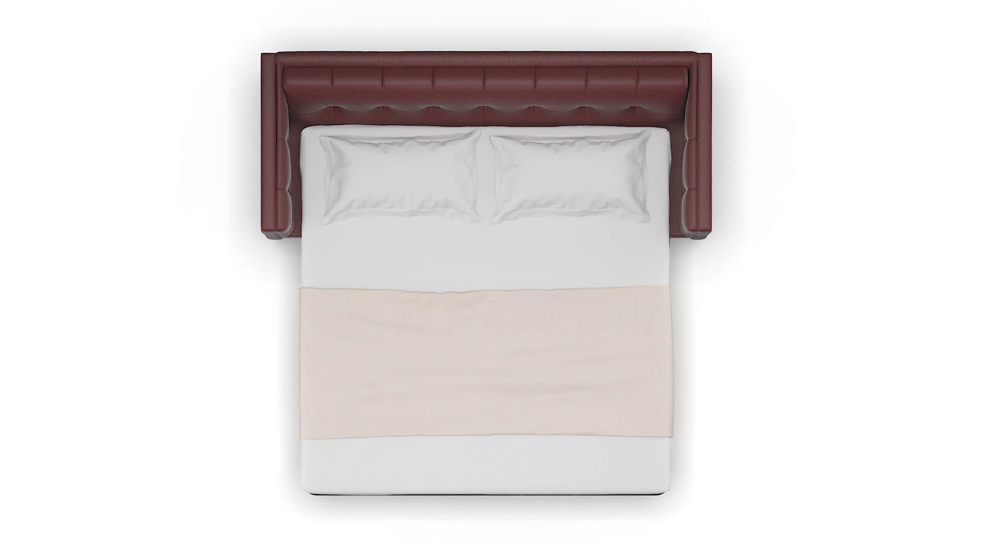 Messina Derby Berry Sofa Sleeper Espresso legs 3