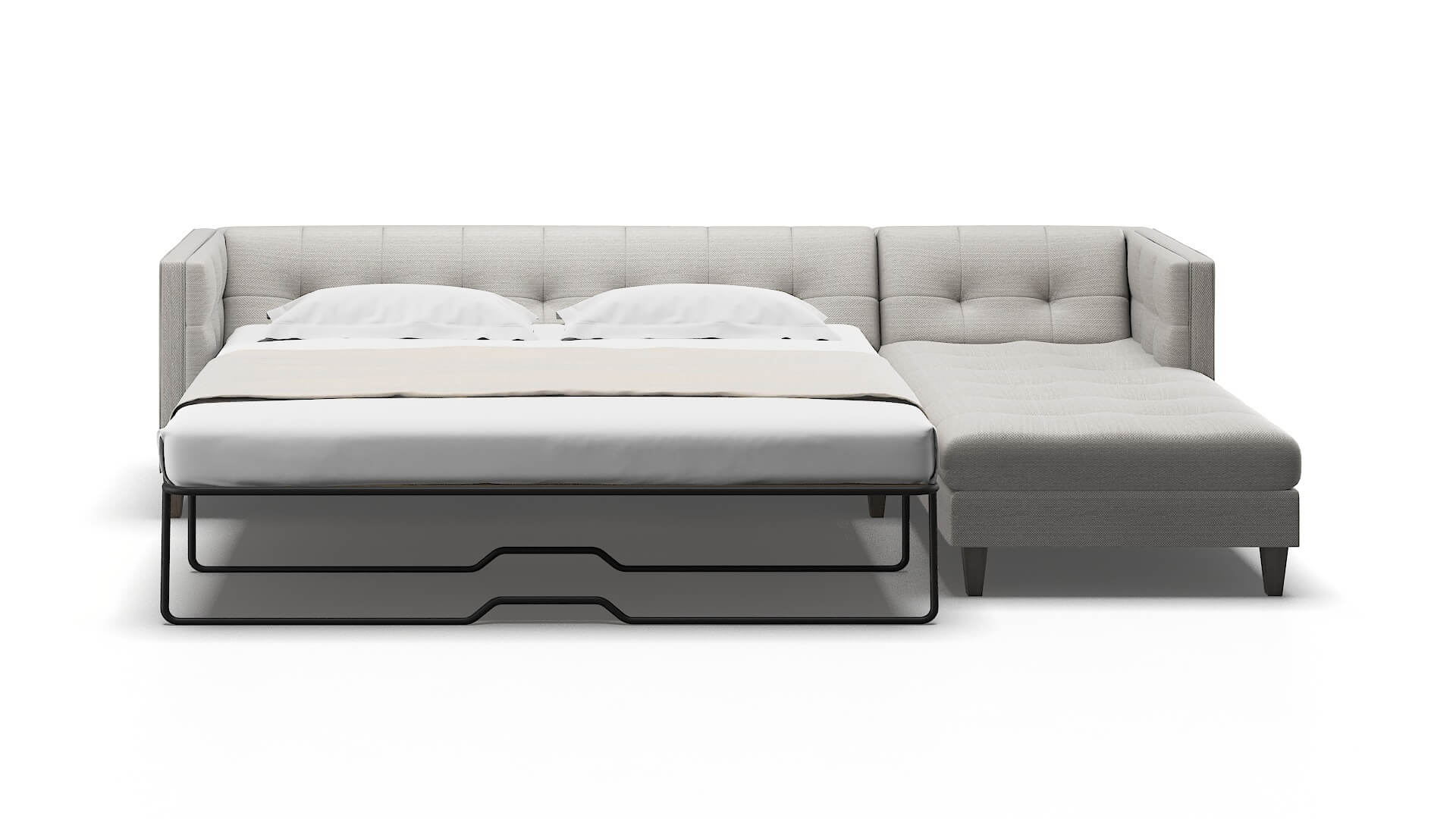 Messina Derby Grey Panel Sleeper Espresso legs 1