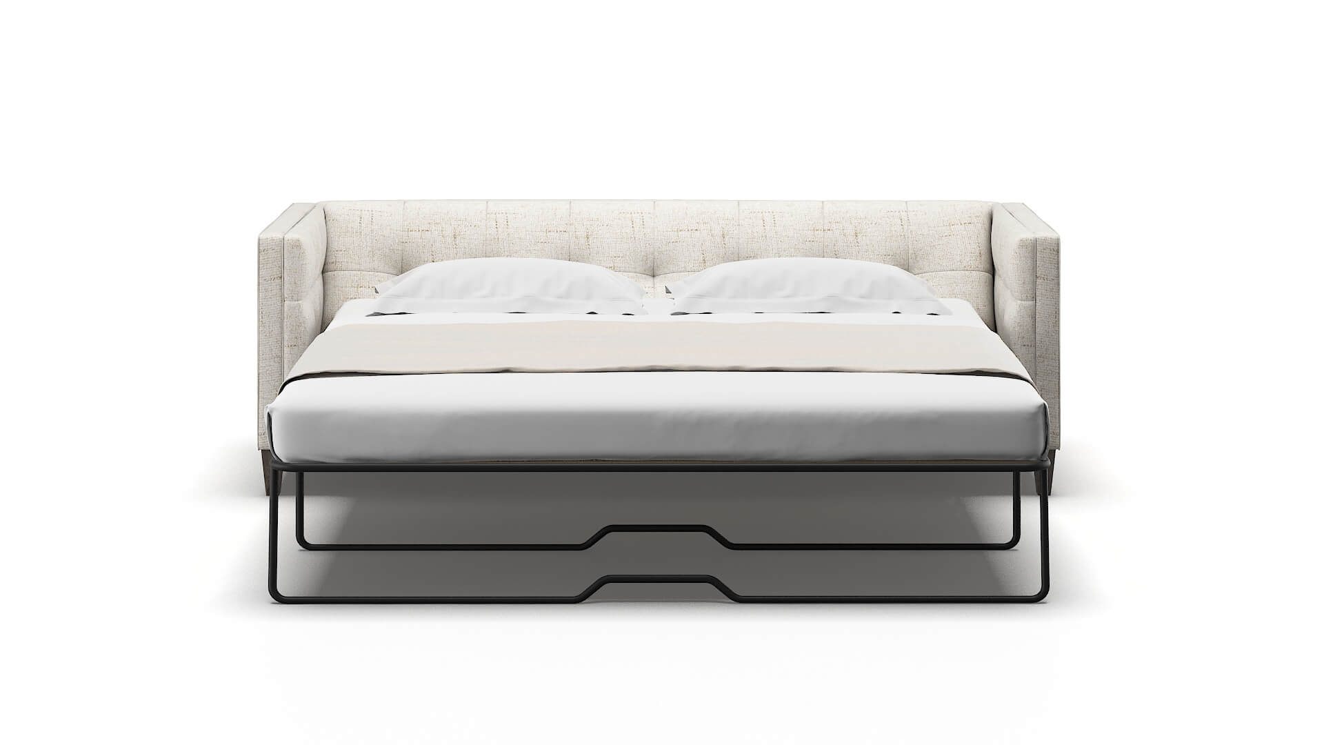 Messina Derby Taupe Sofa Sleeper Espresso legs 1