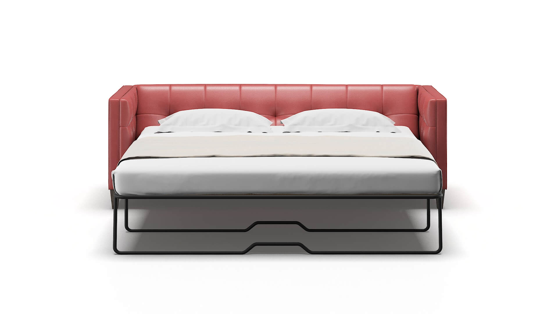 Messina Dillion Cordovan Sofa Sleeper Espresso legs 1