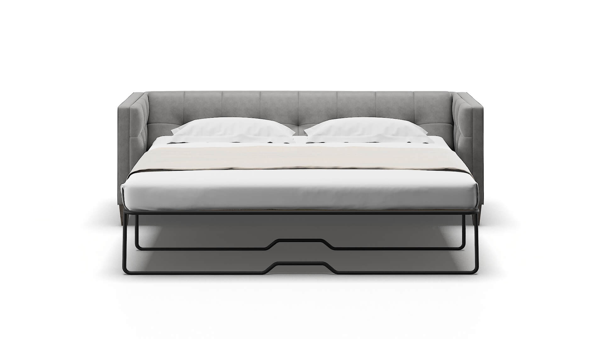 Messina Dream_d Charcoal Sofa Sleeper Espresso legs 1