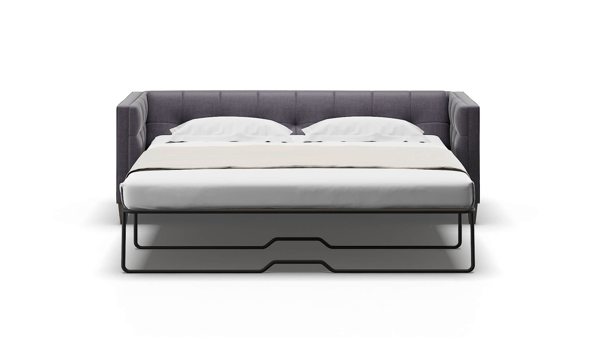 Messina Durham Ink Sofa Sleeper Espresso legs 1