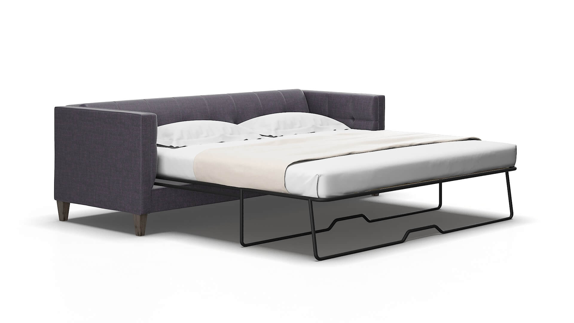 Messina Durham Ink Sofa Sleeper Espresso legs 2