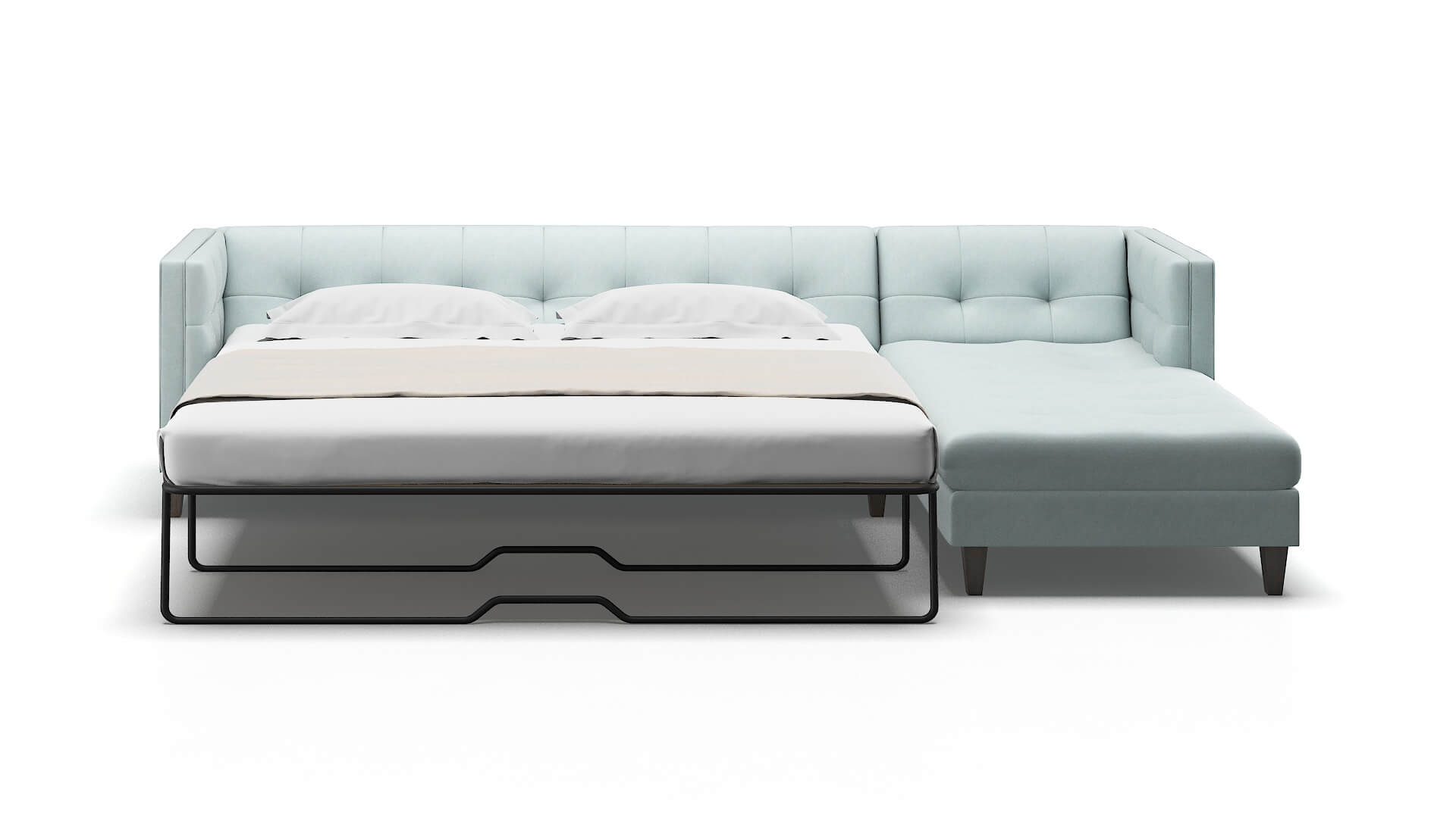 Messina Hepburn Peridot Panel Sleeper Espresso legs 1