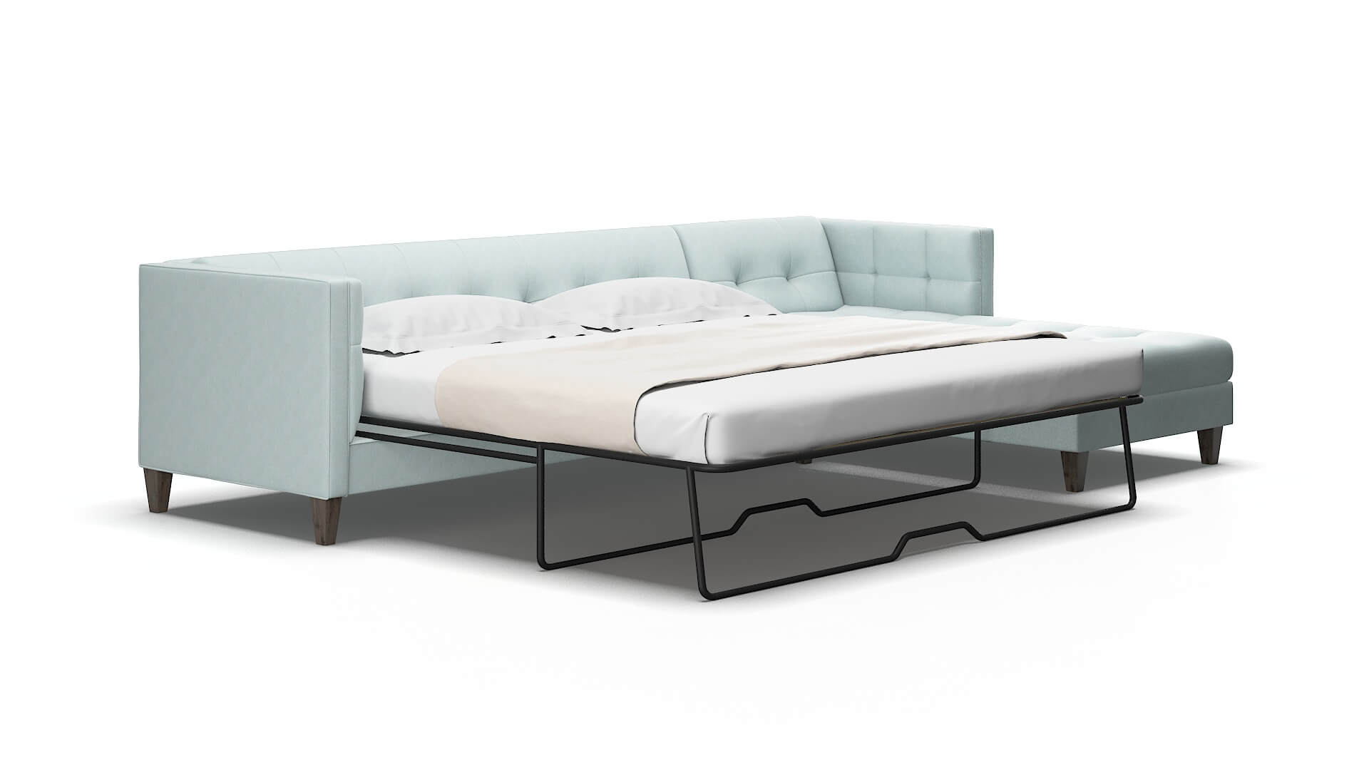 Messina Hepburn Peridot Panel Sleeper Espresso legs 2