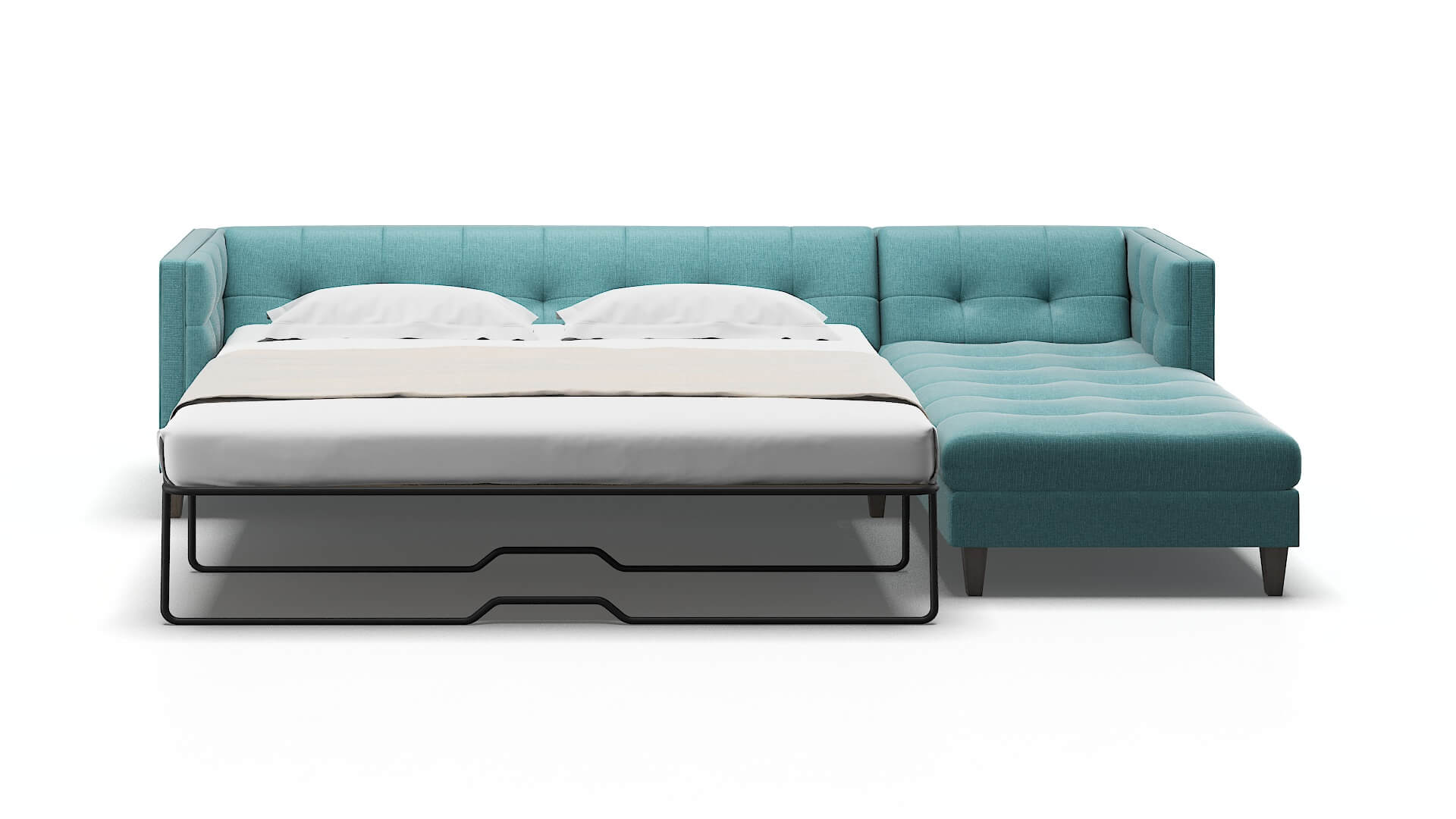 Messina Hepburn_hrp Emerald Panel Sleeper Espresso legs 1