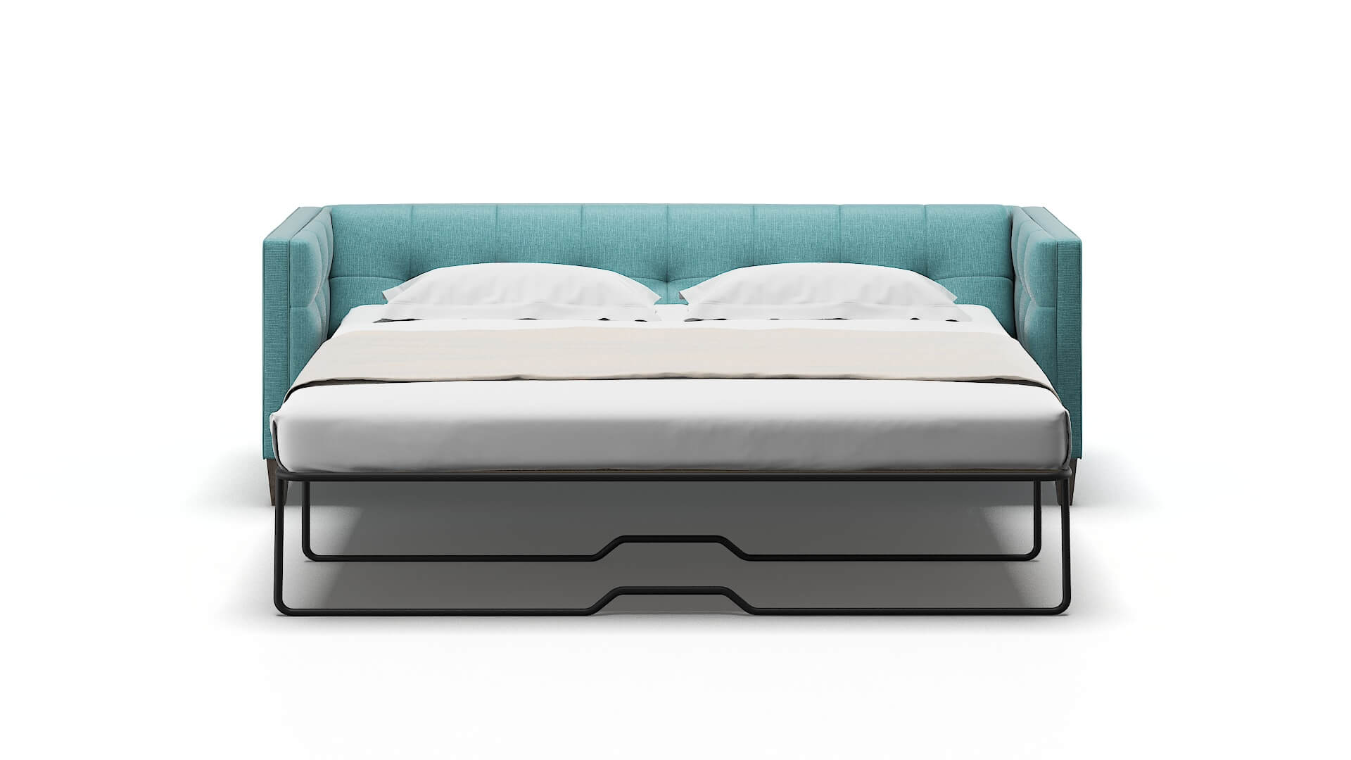 Messina Hepburn_hrp Emerald Sofa Sleeper Espresso legs 1