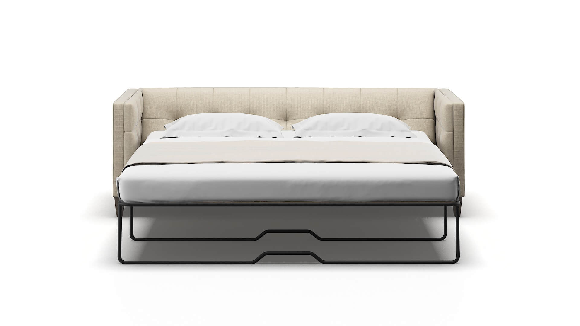 Messina Insight Barley Sofa Sleeper Espresso legs 1