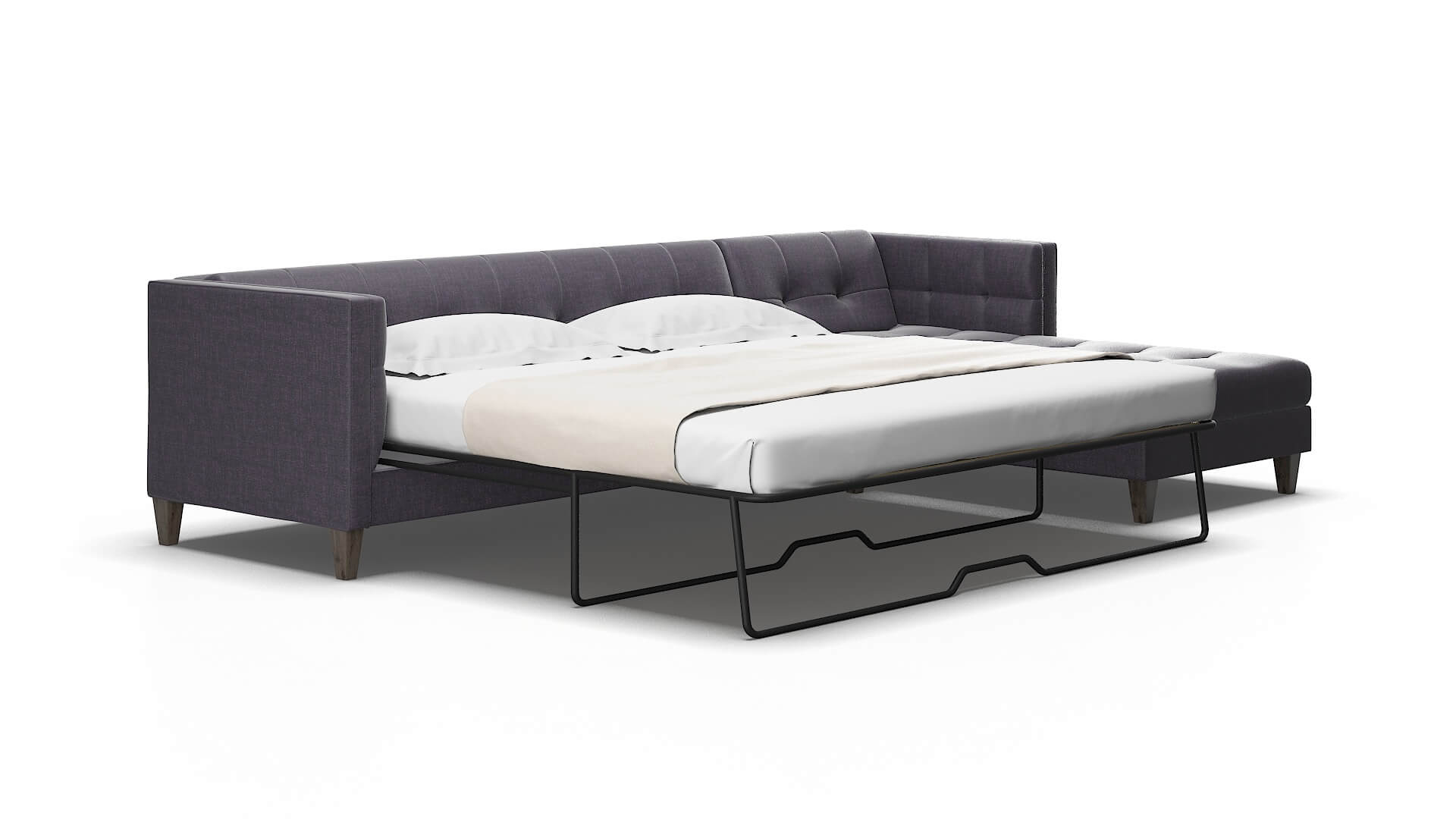 Messina Keylargo grape Panel sleeper Espresso Legs  2