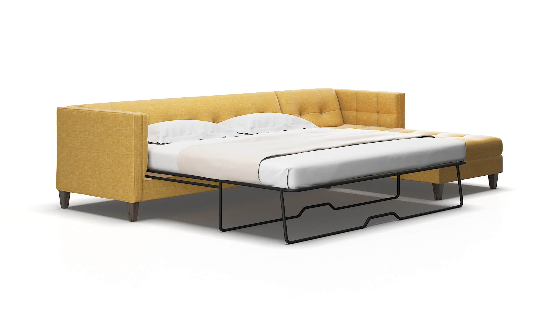 Messina Keylargo honey Panel sleeper Espresso Legs  2