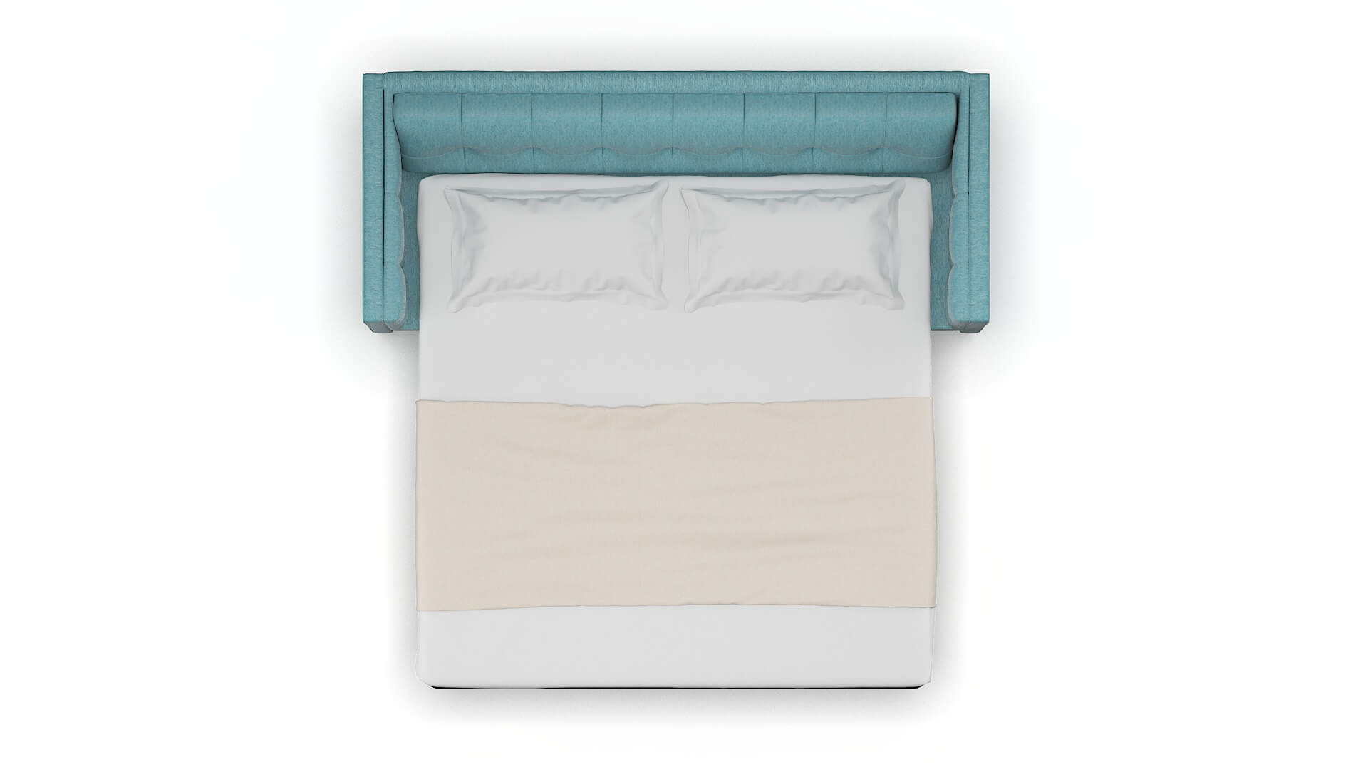 Messina Lana Peacock Sofa Sleeper Espresso legs 3