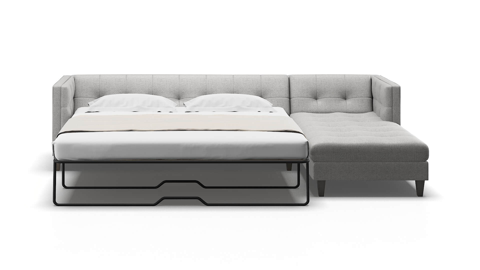 Messina Malibu Dove Panel Sleeper Espresso legs 1