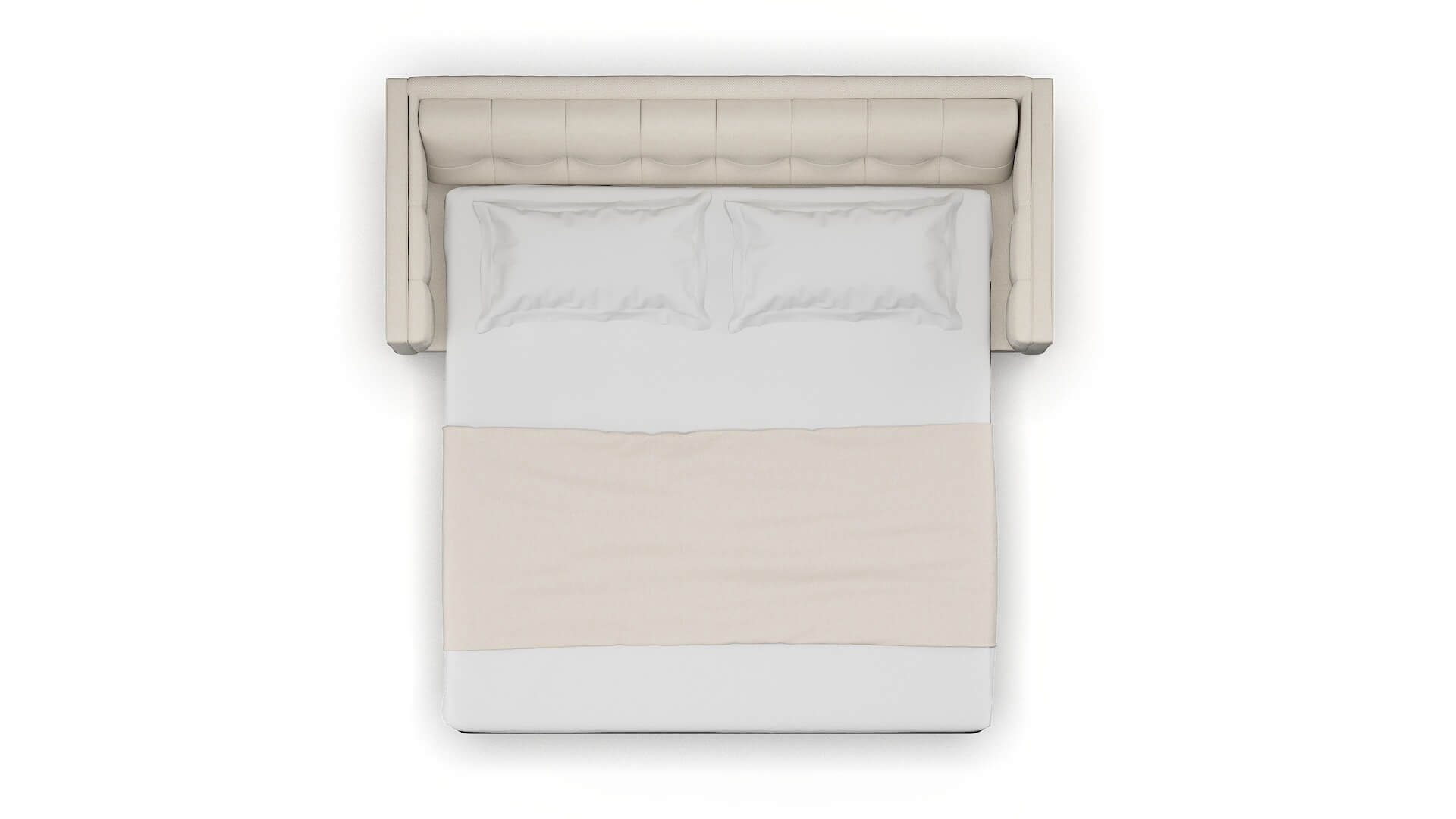 Messina Malibu Linen Sofa Sleeper Espresso legs 3