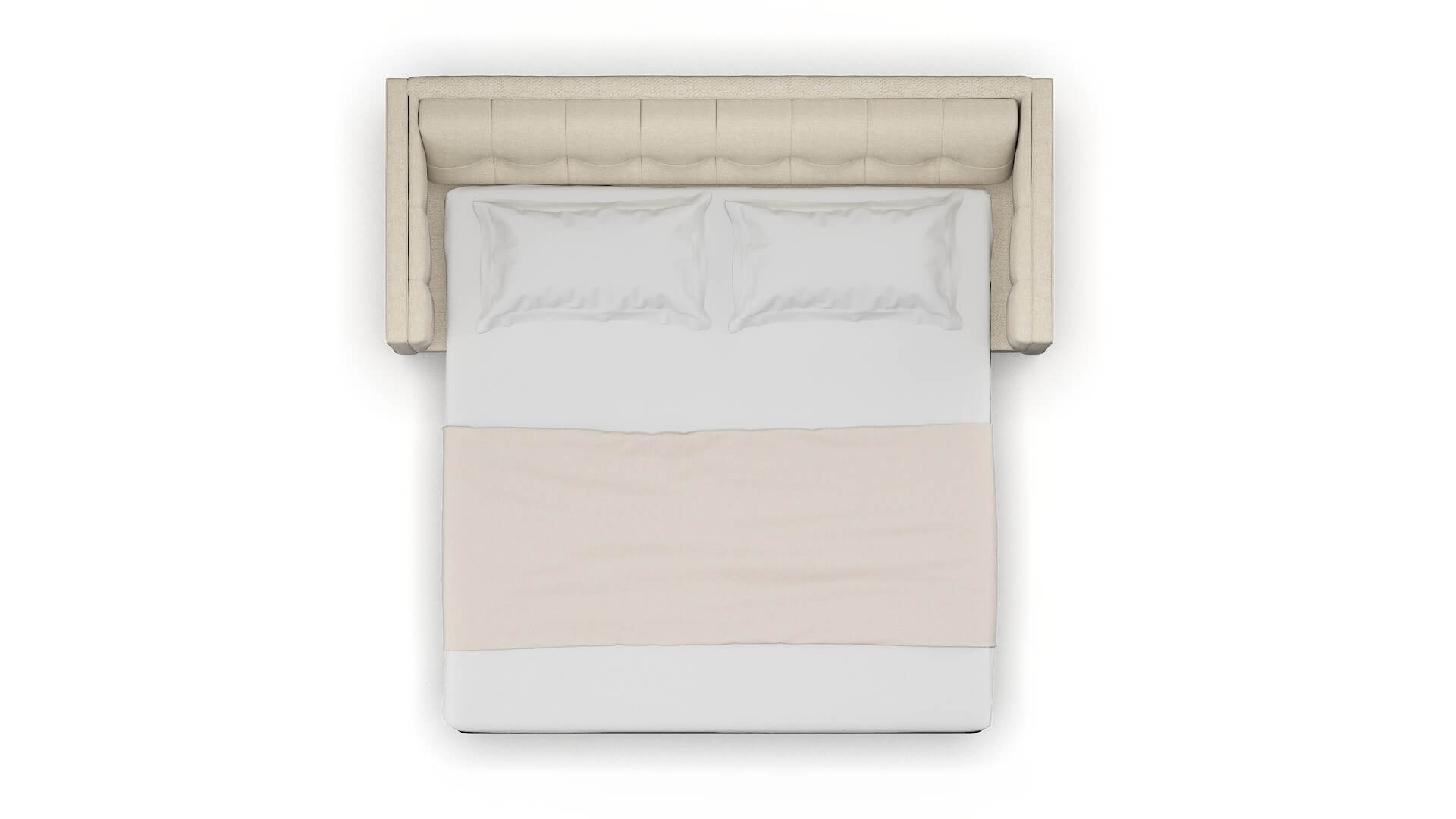 Messina Malibu Sand Sofa Sleeper Espresso legs 3