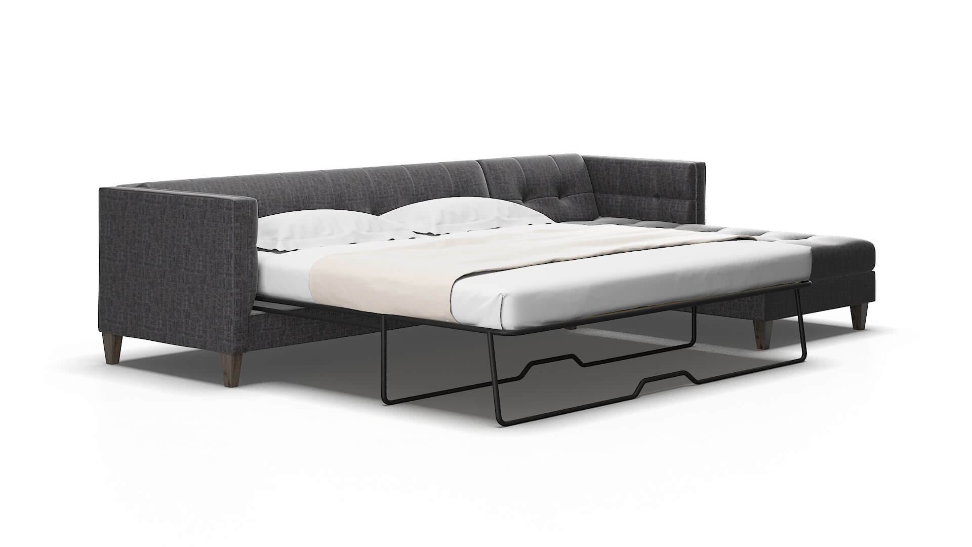 Messina Marcy baltic Panel sleeper Espresso Legs  2